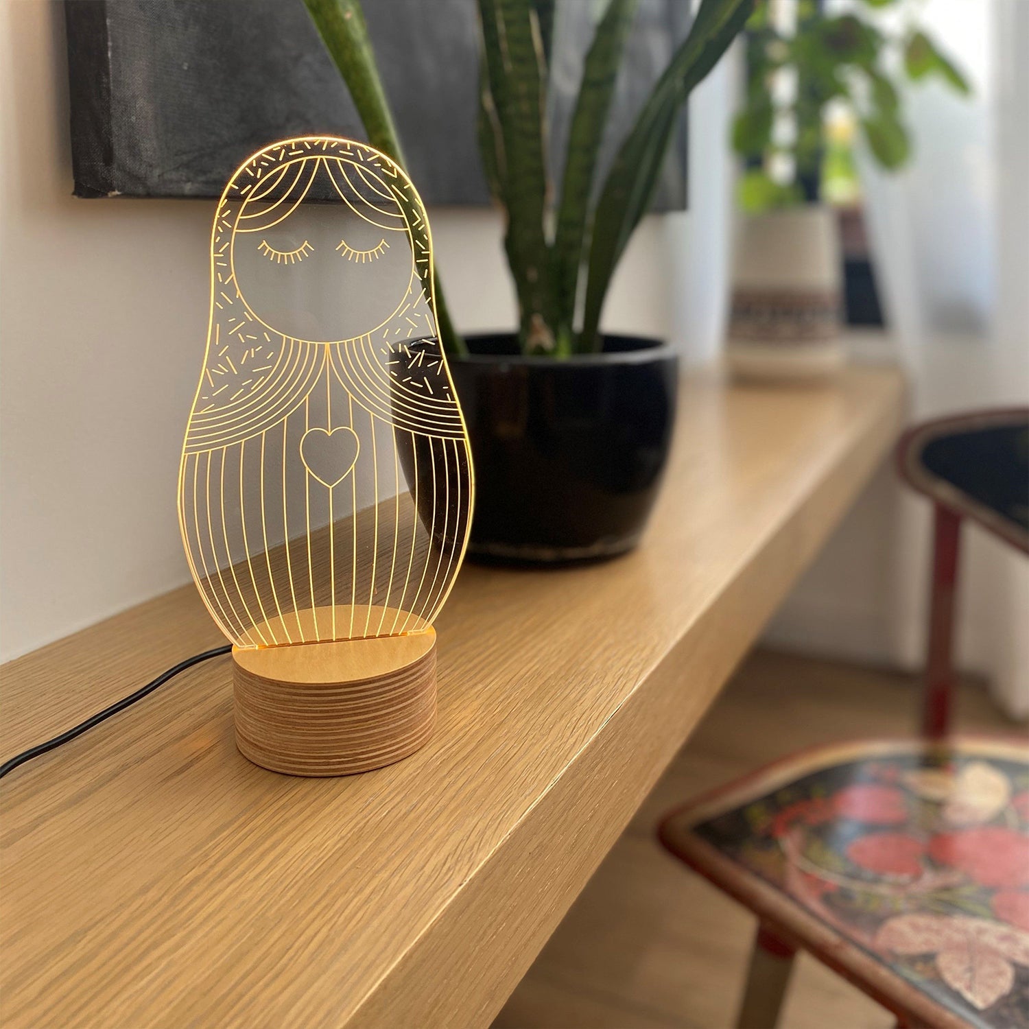 LAMPARA DECORATIVA MATRYOSHKA