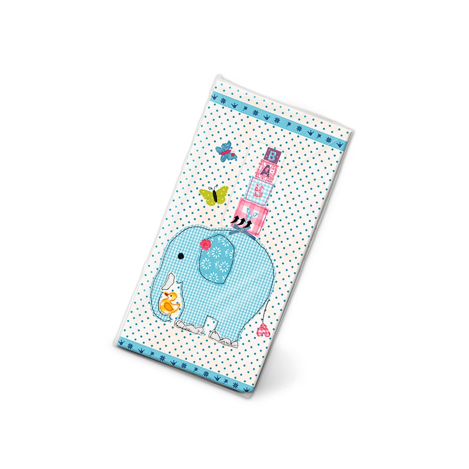 PAÑUELOS IT'S A BOY CELESTE