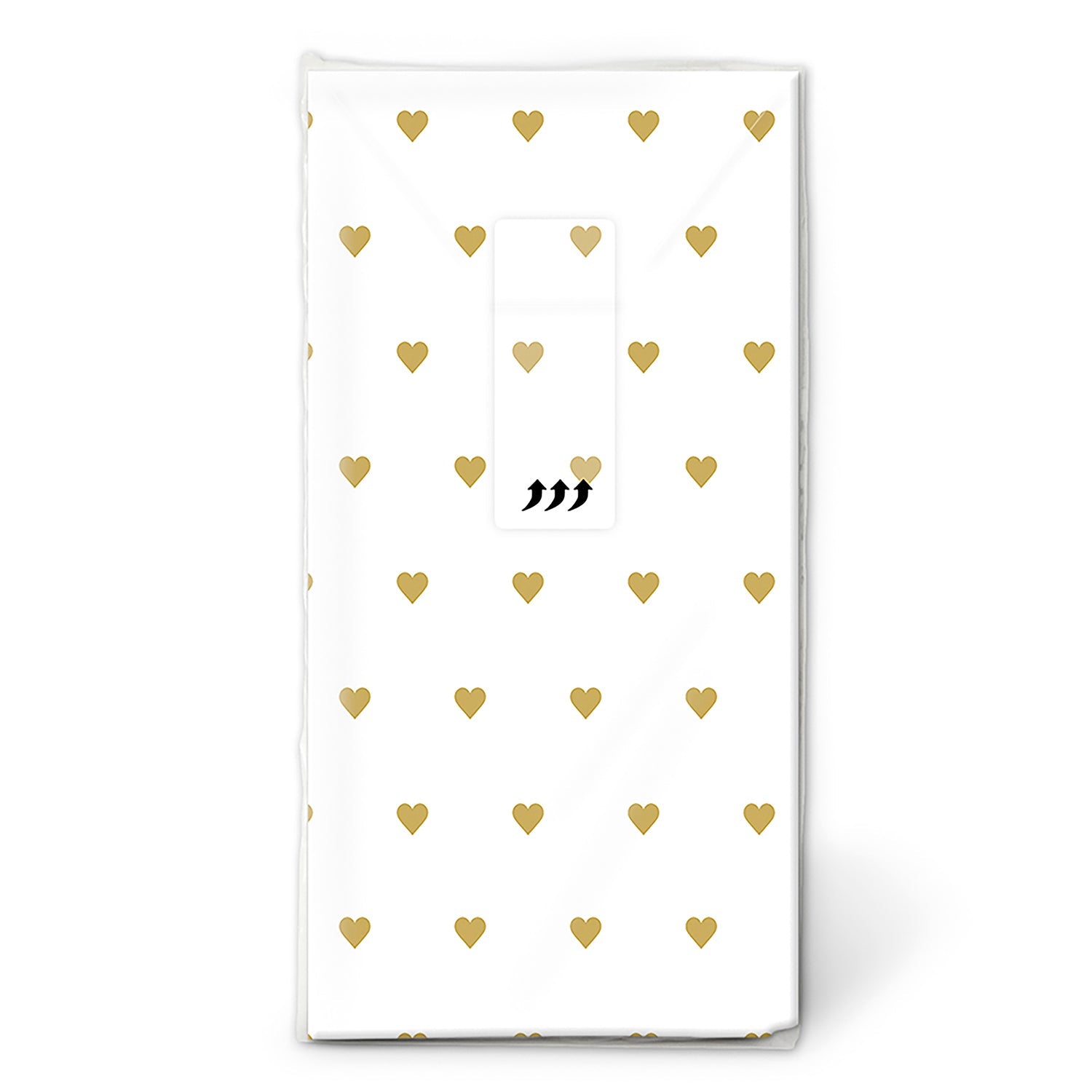 PETIT GOLD HEARTS HANDKERCHIEFS