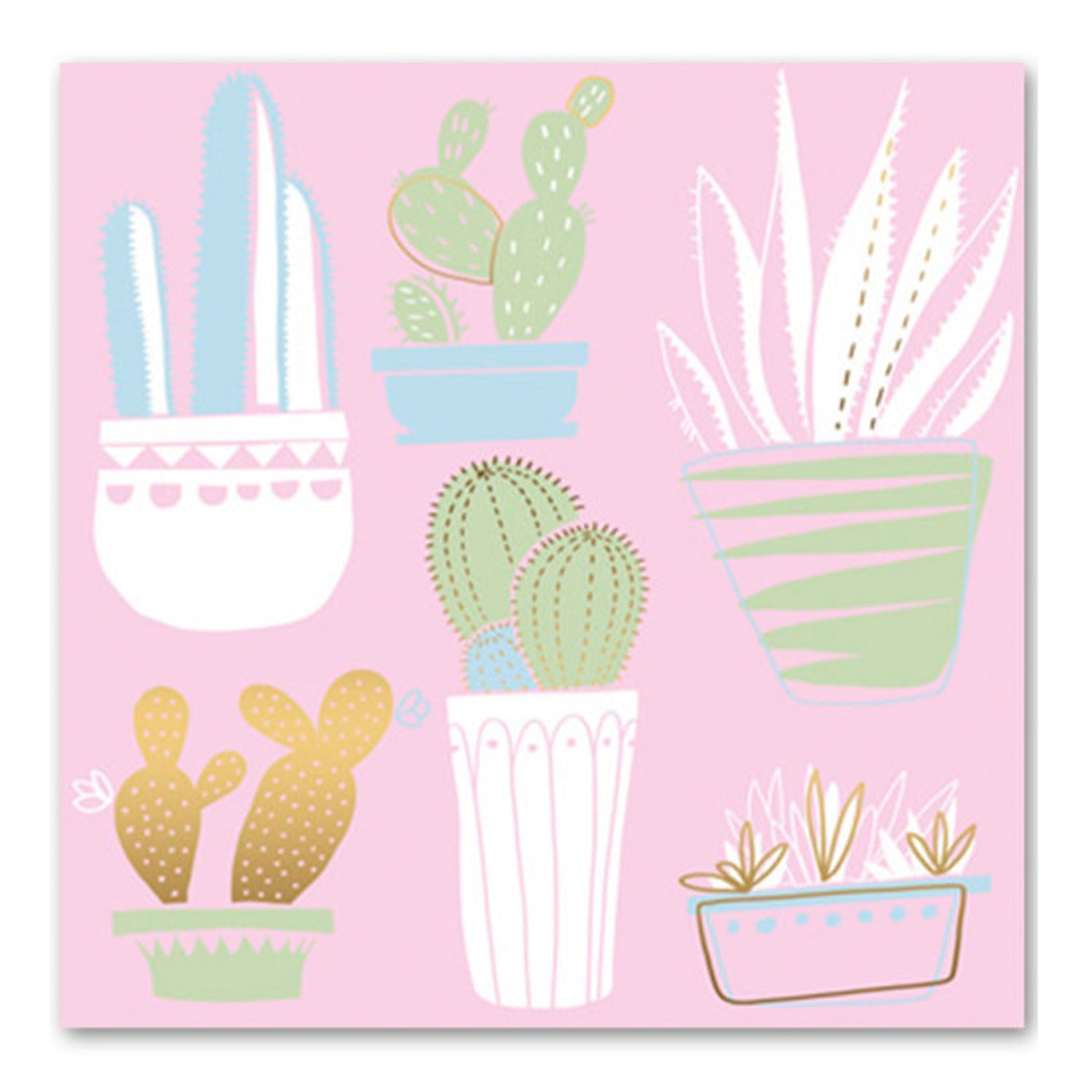 SERVILLETAS CACTUS COLLAGE