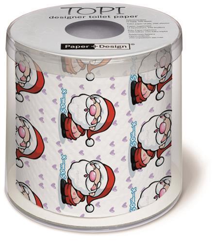 PAPEL HIGIENICO PAPA NOEL ENAMORADO