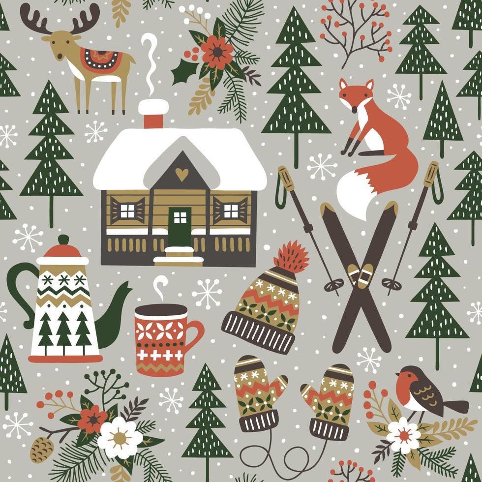 SERVILLETA CABAÑA DE INVIERNO