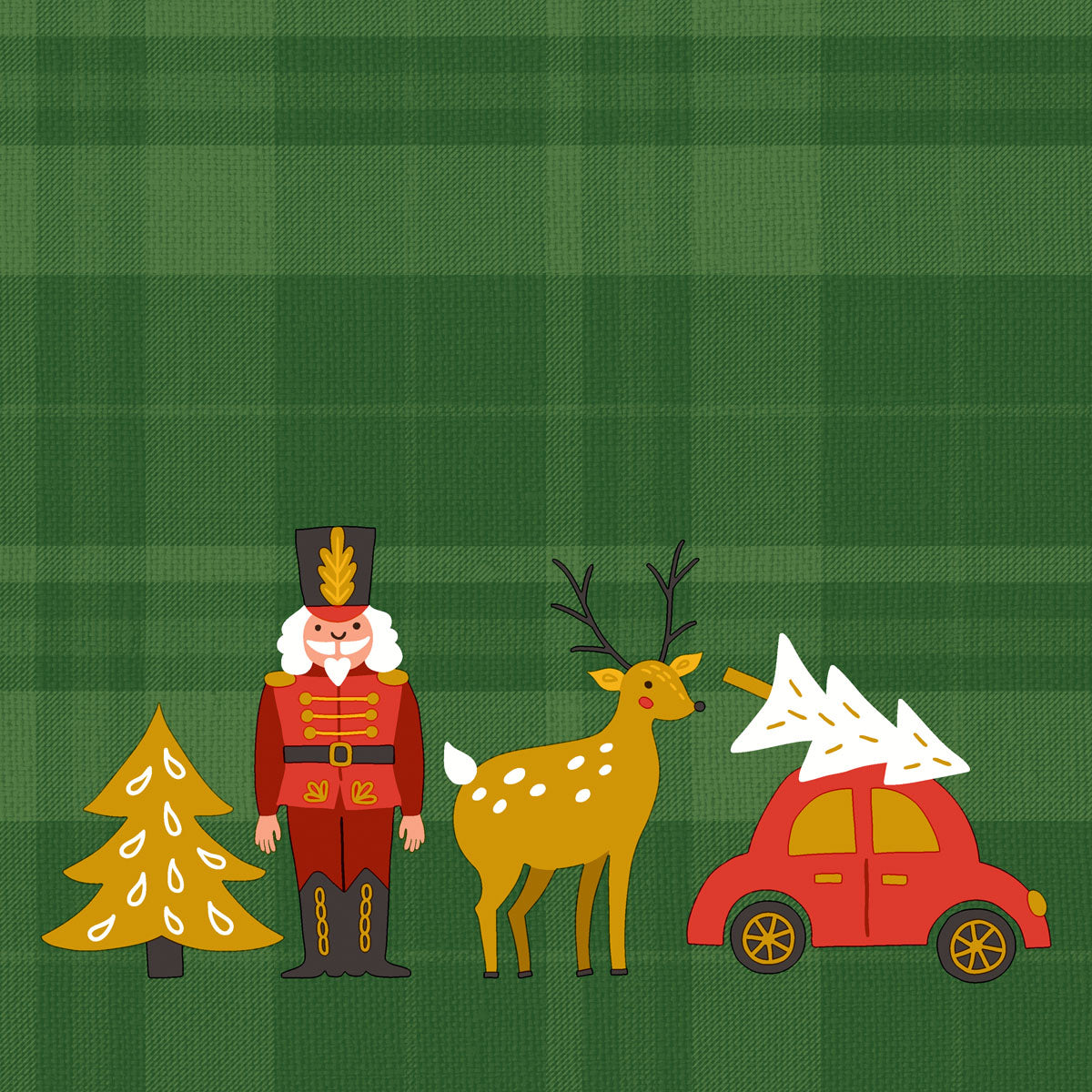 SERVILLETA NAVIDAD VERDE