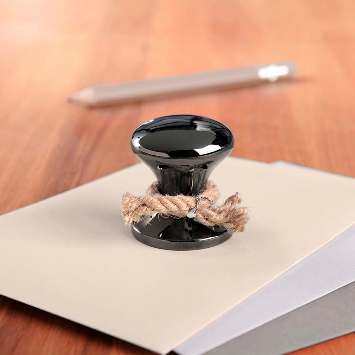 PISAPAPELES REDONDO ACERO