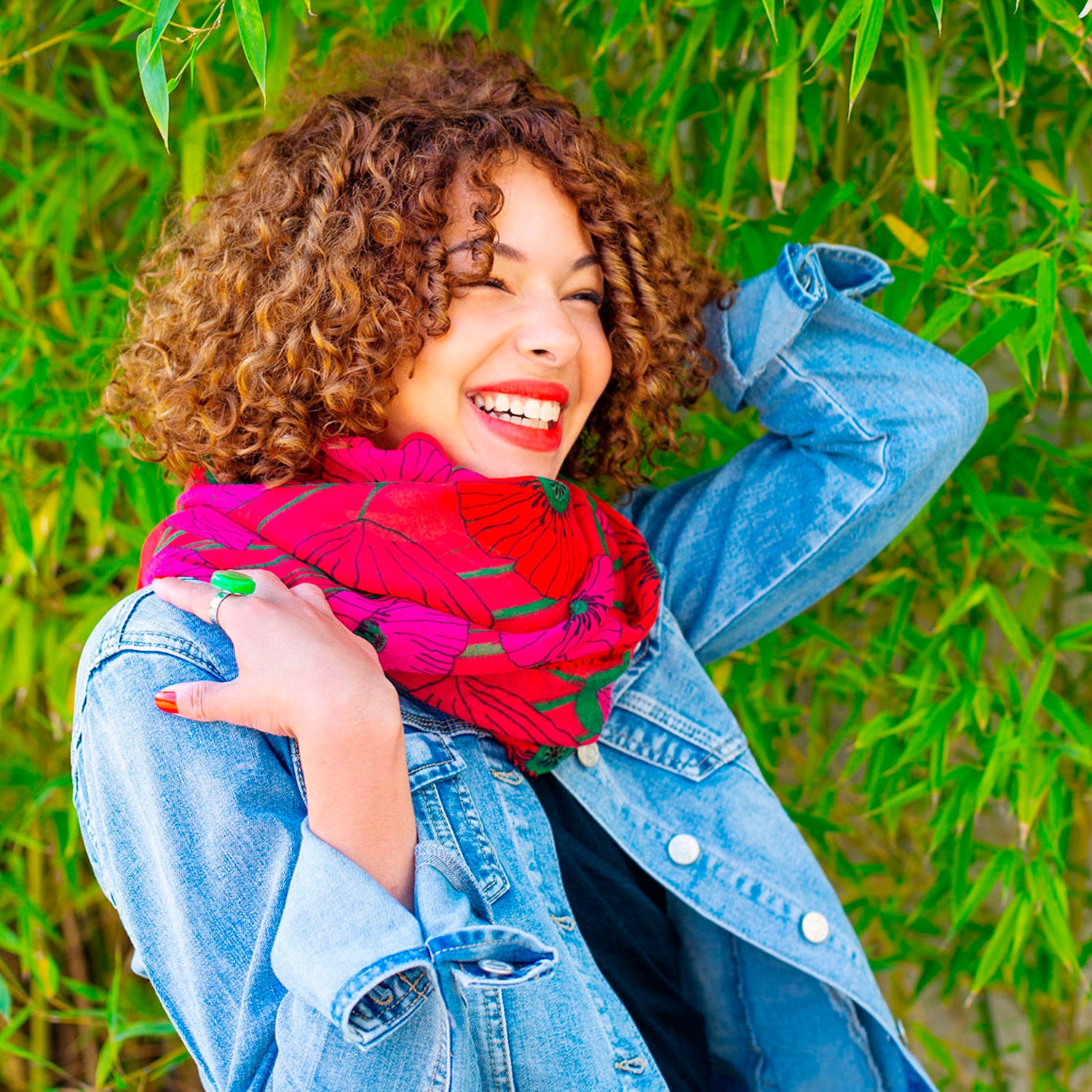 BUFANDA | PAREO AMAPOLAS