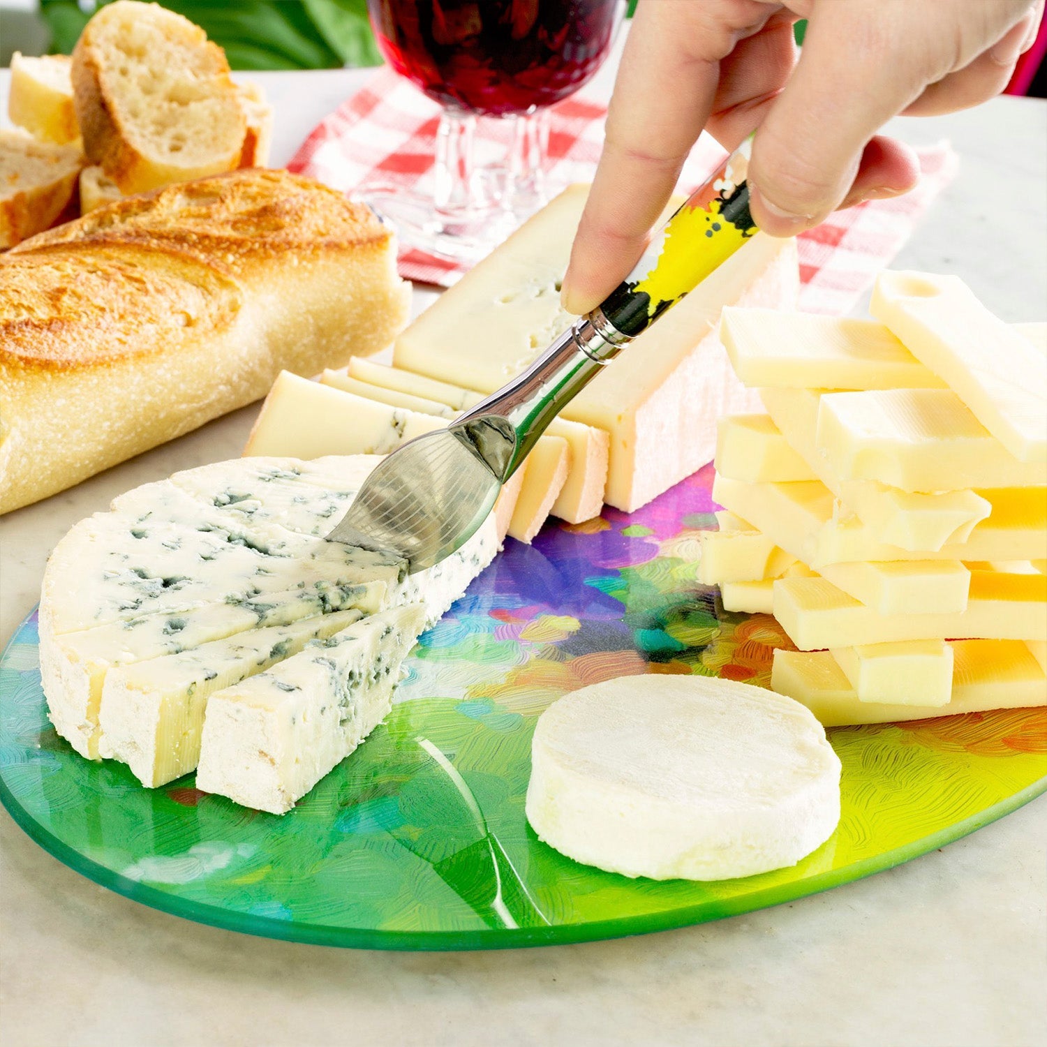 BLACK PAINTER CHEESE KNIFE