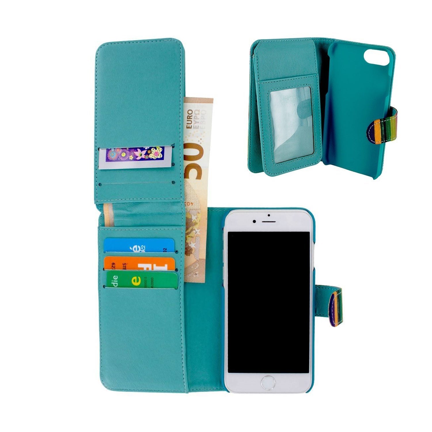 CASE + BILLETERA PARA IPHONE PAINT