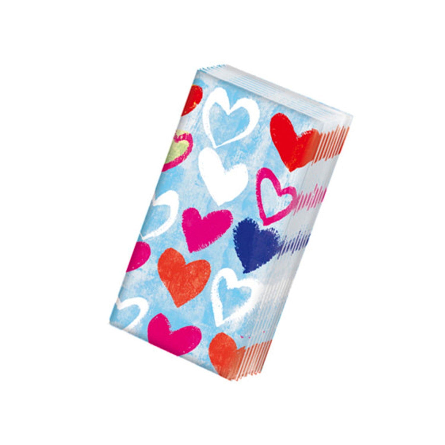 PAÑUELOS CORAZONES DE COLORES