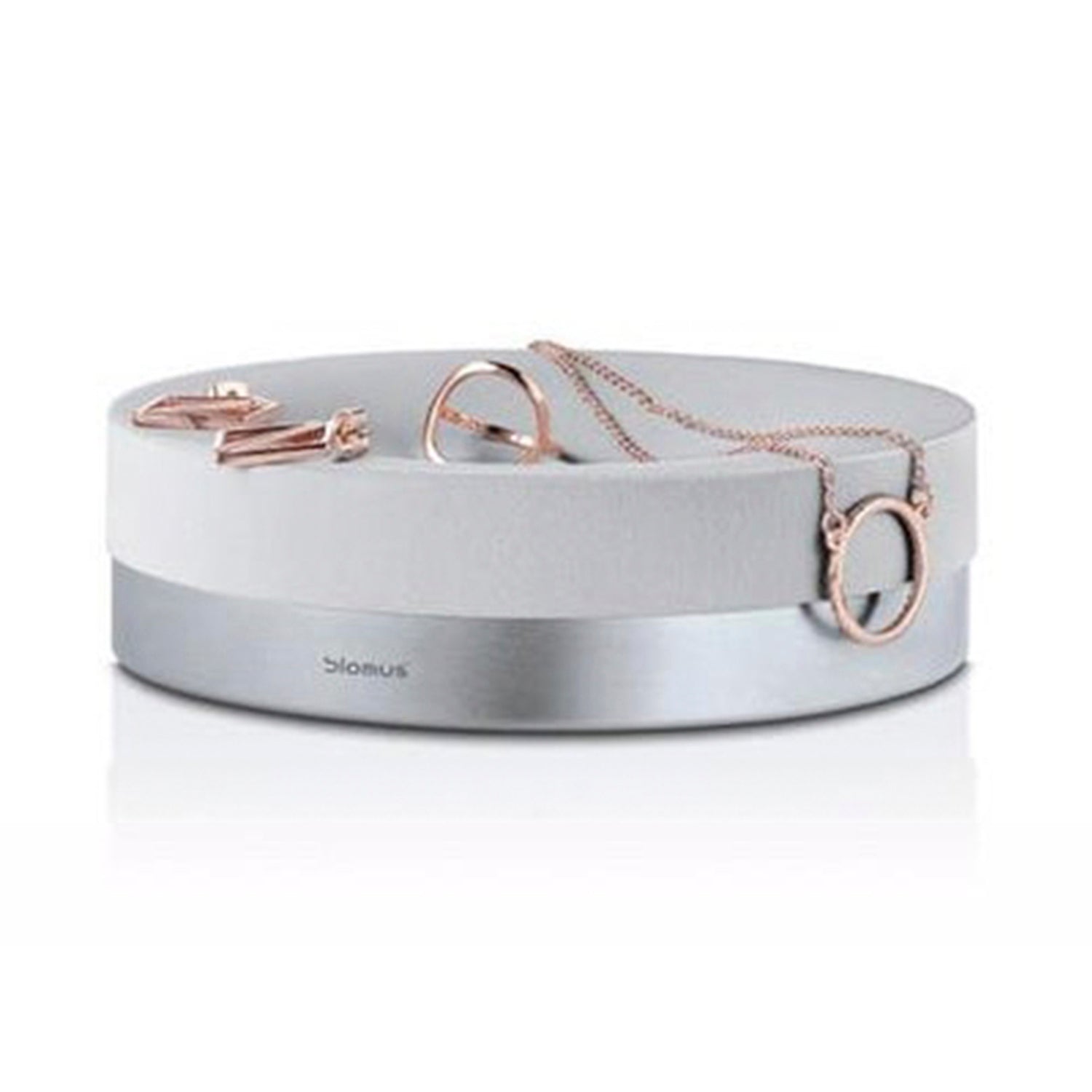 JABONERA ARA GRIS PLATA