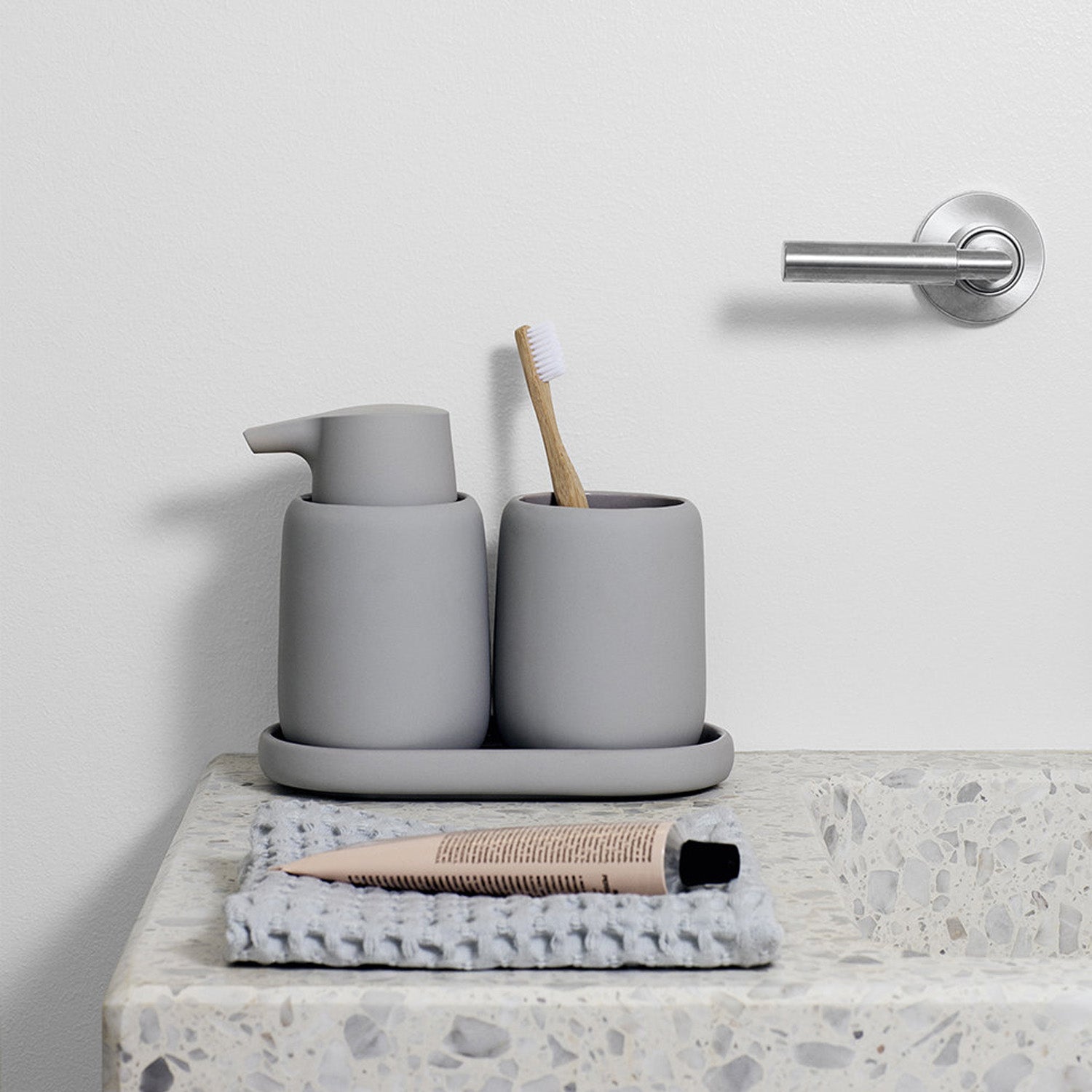 BANDEJA PARA BAÑO SONO GRIS