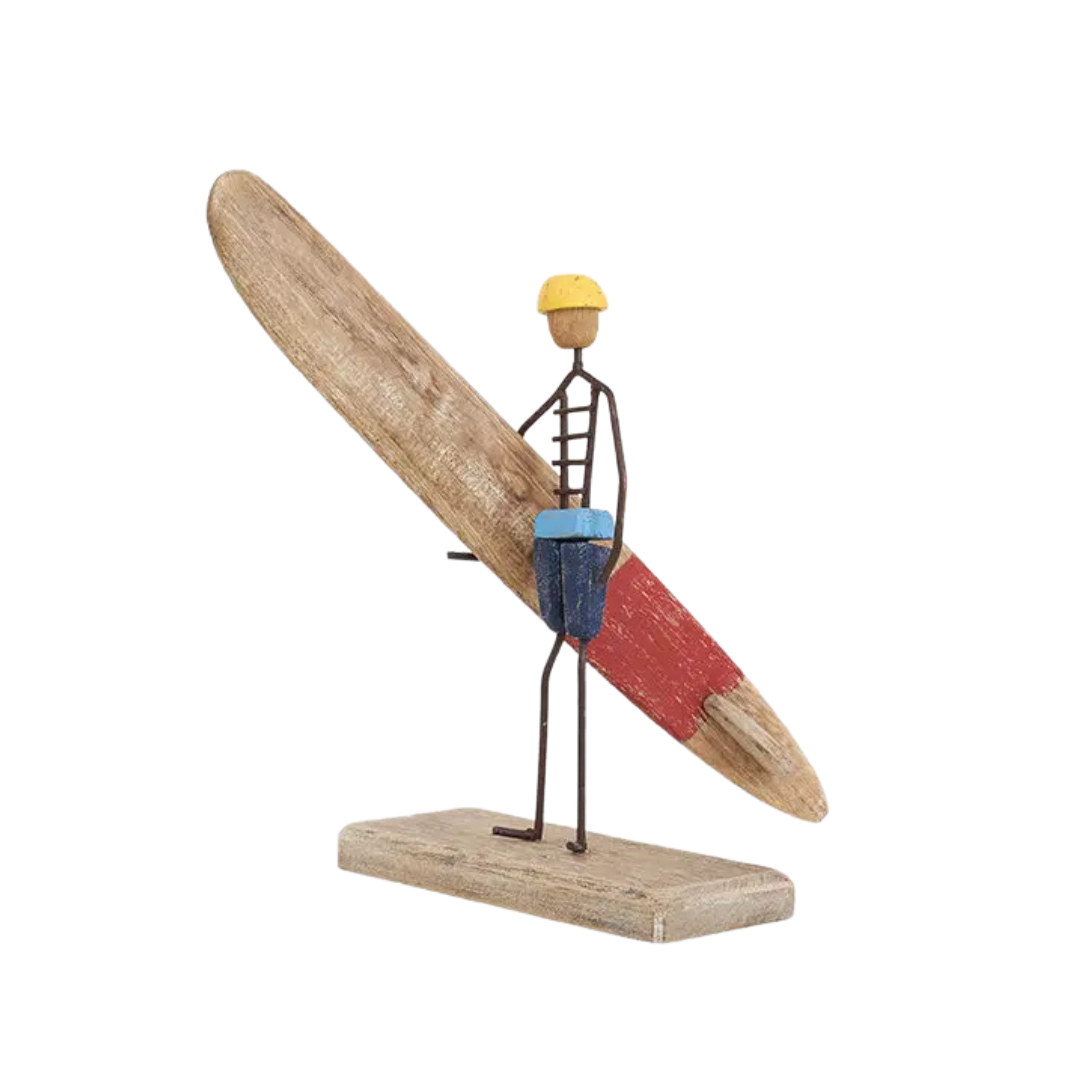 SURFERO DE MADERA Y METAL