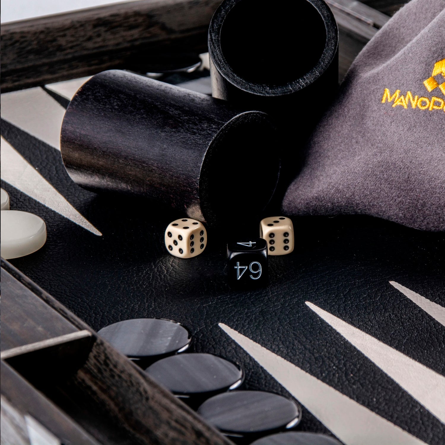BACKGAMMON NEGRO CLÁSICO