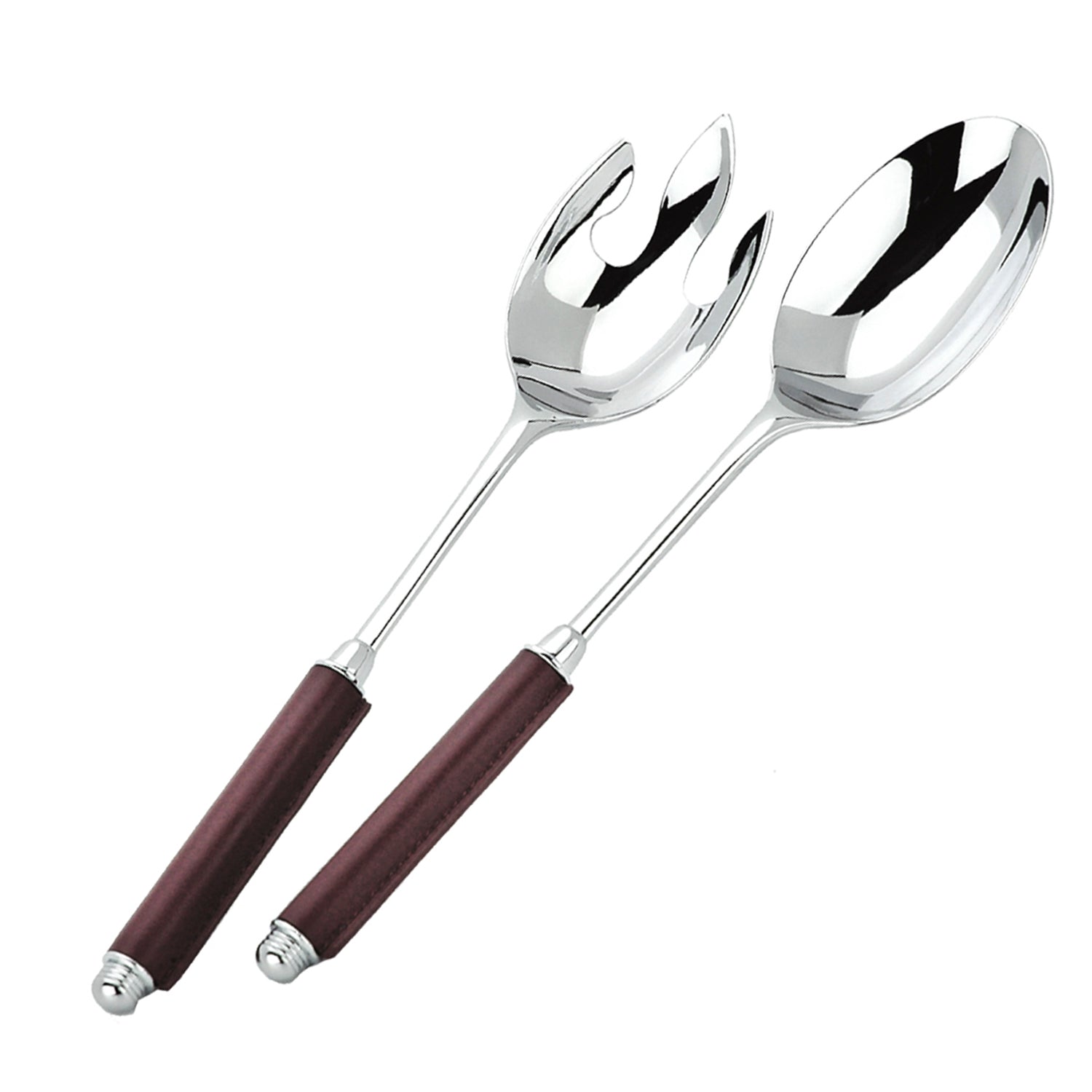 CUBIERTOS PARA ENSALADA CUERO X2