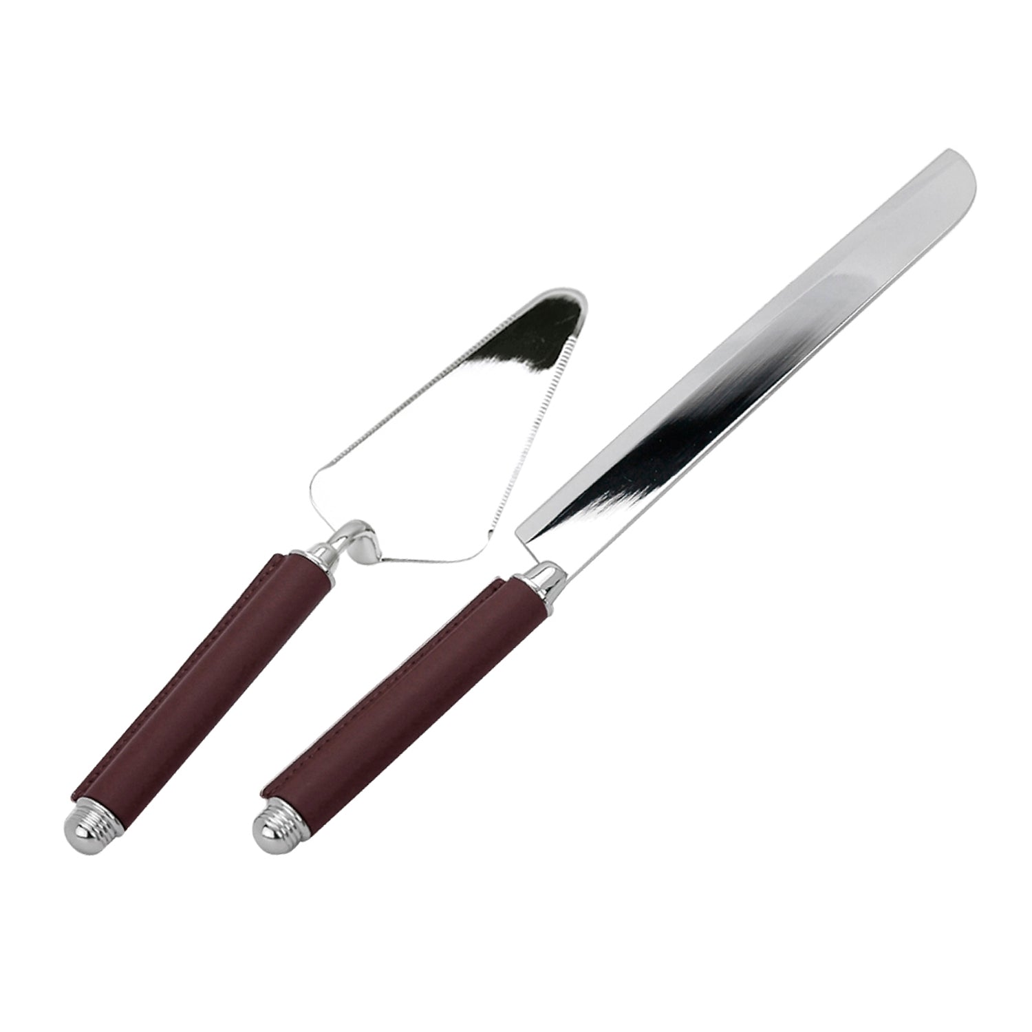 CUBIERTOS PARA POSTRE CUERO X2