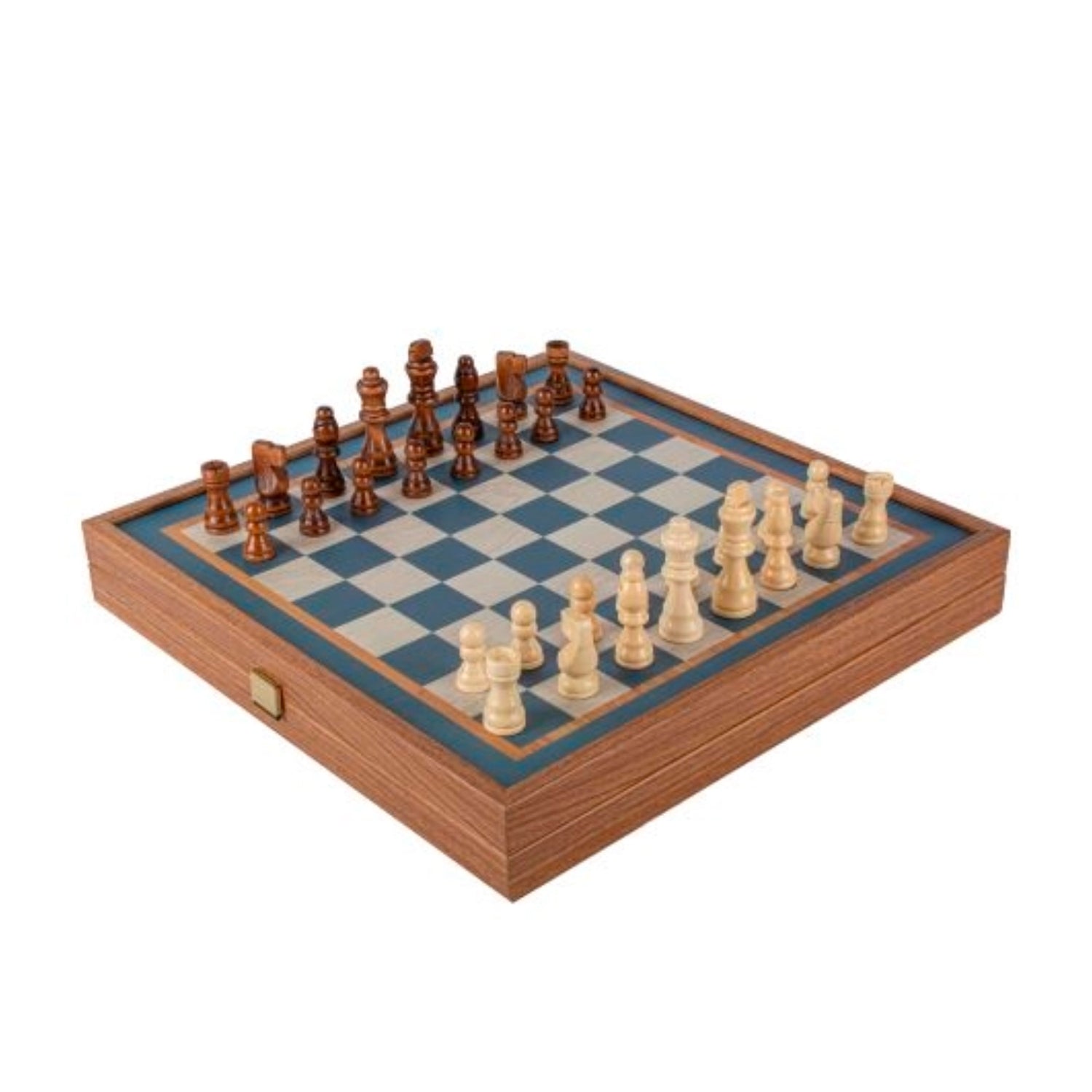 AJEDREZ & BACKGAMMON GRANDE AZUL