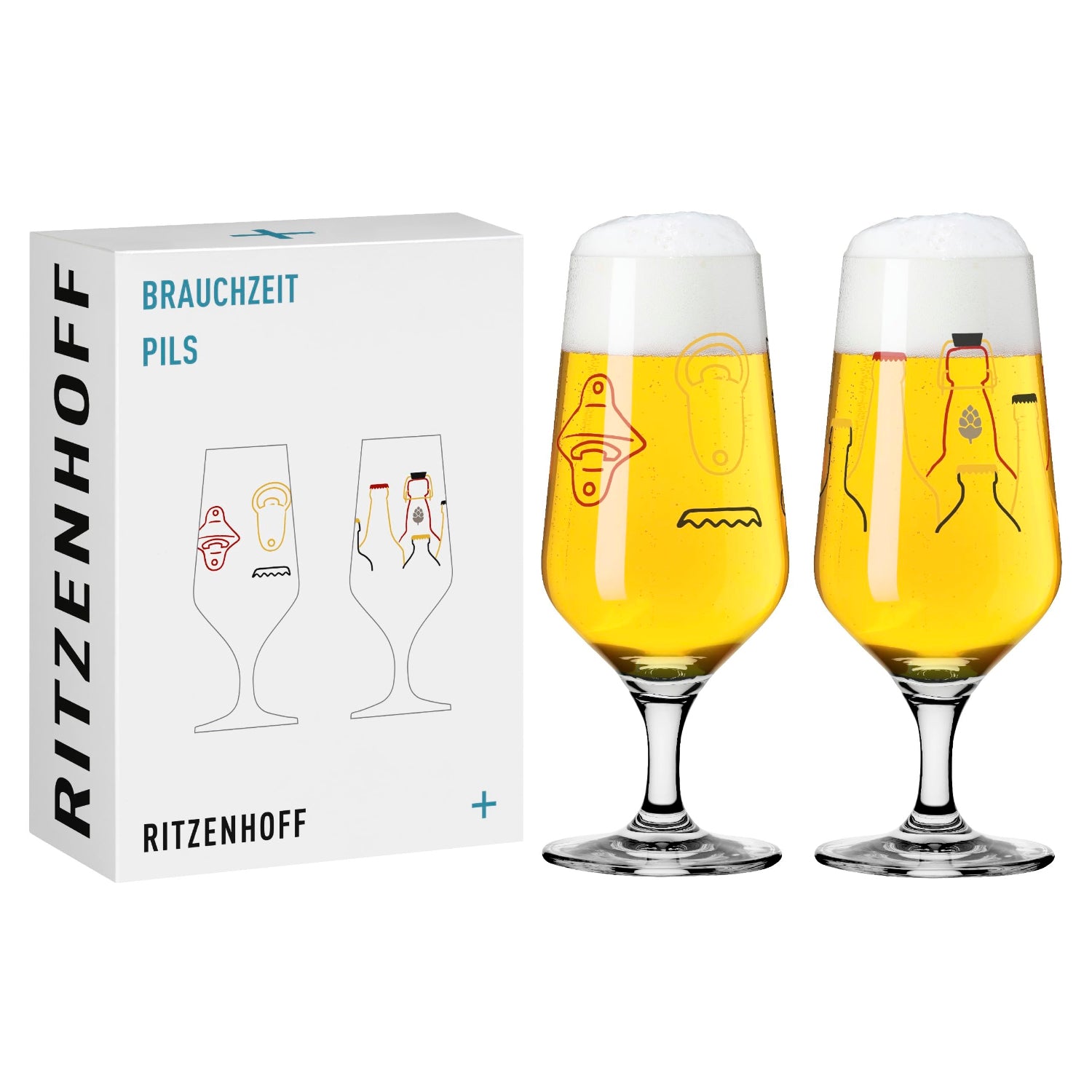 SET DE 2 COPAS PARA CERVEZA