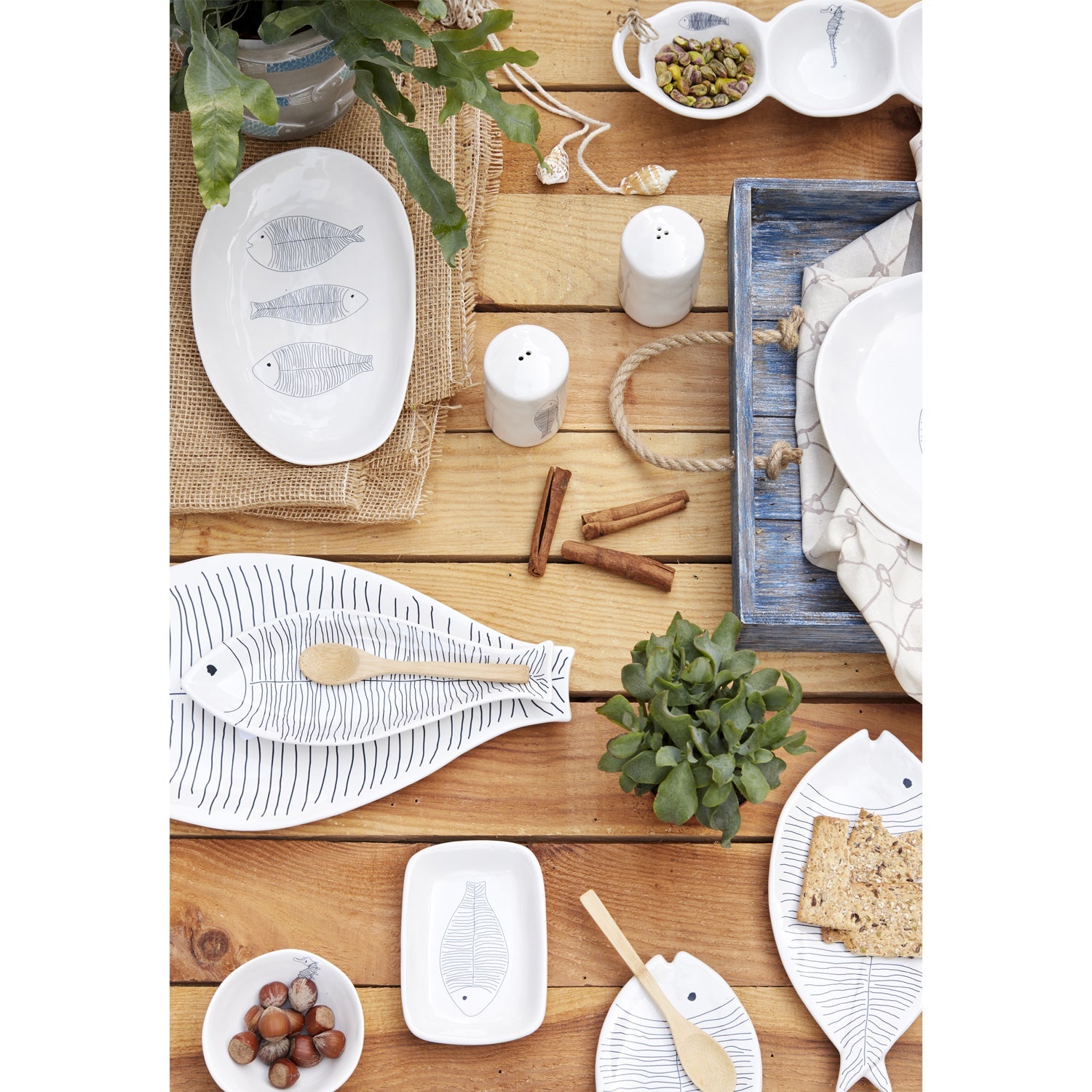 FUENTE OVALADA GRANDE PECES