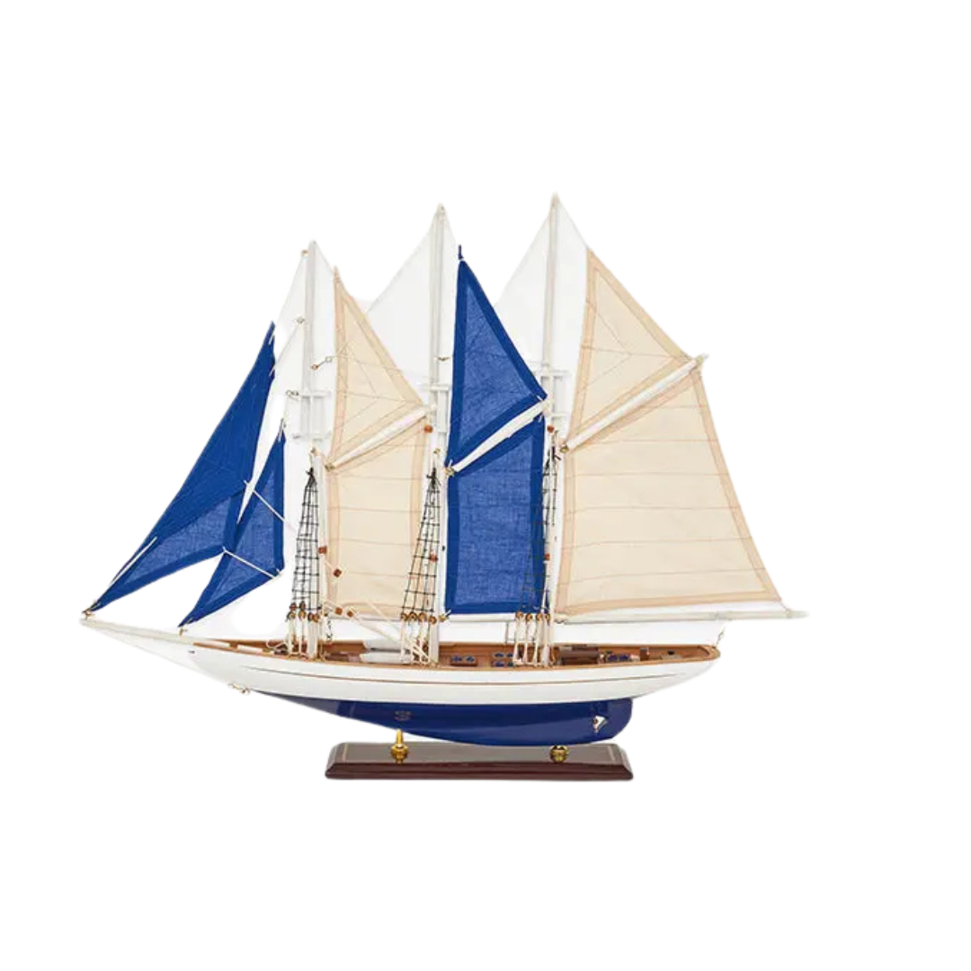 VELERO 3 MASTILES AZUL