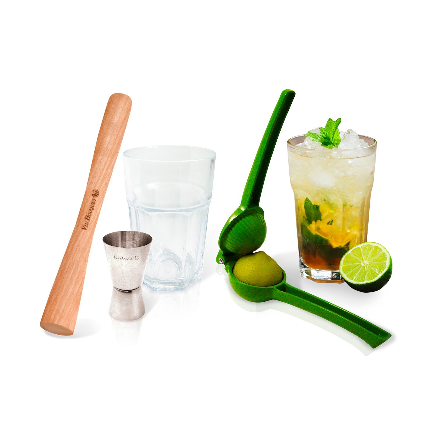 SET DE MOJITO Y CAIPIRINHA