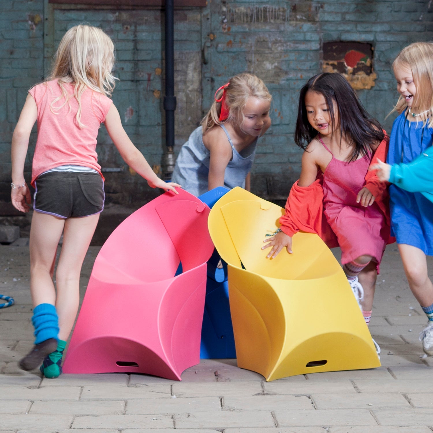 SILLA FLUX ROSADA MINI