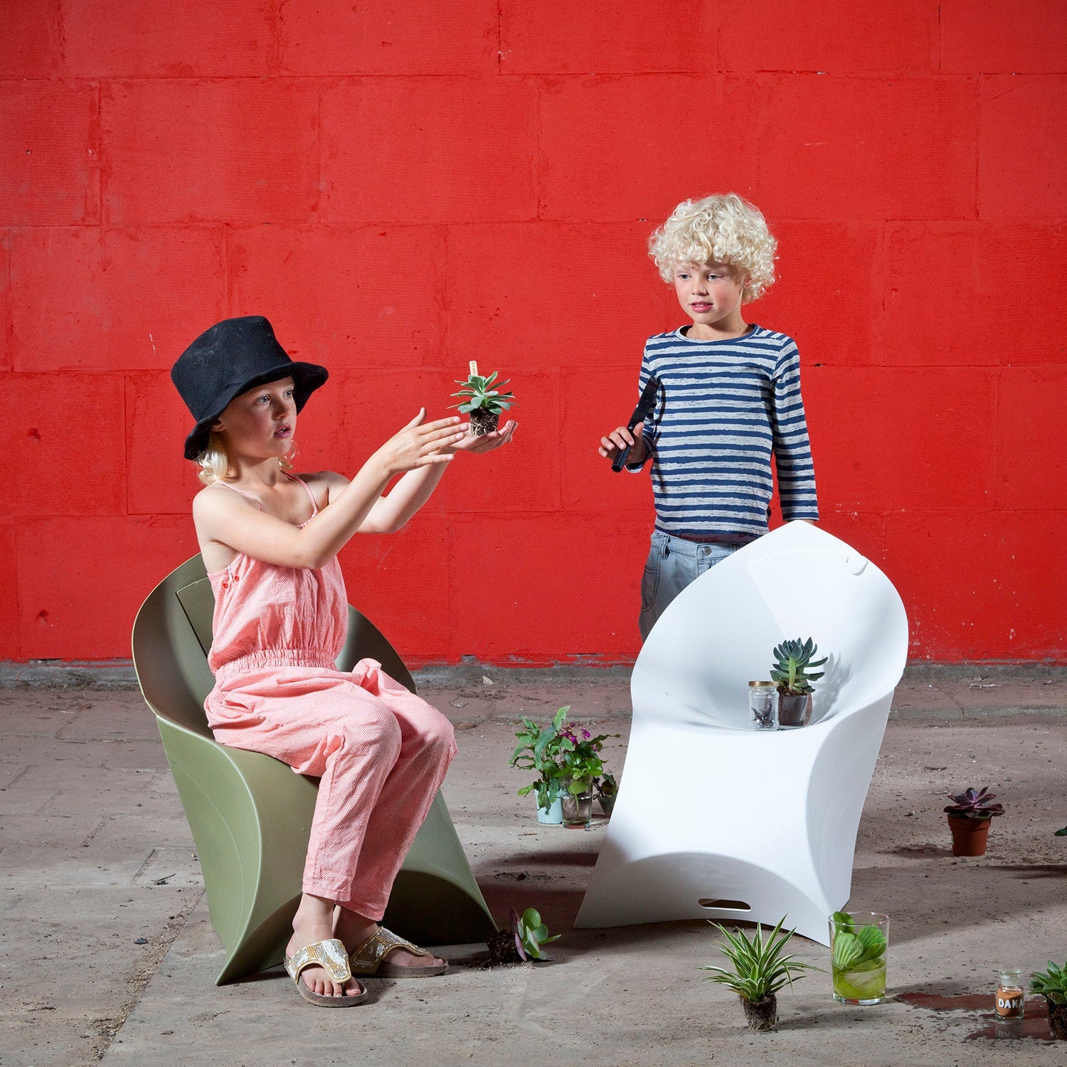 SILLA FLUX VERDE MINI