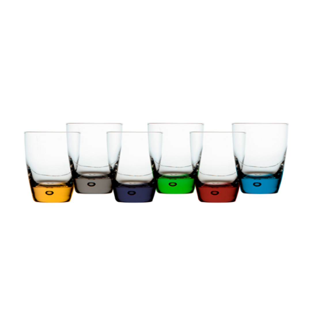 VASO AGUA ANTIDESLIZANTE SET PARTY COLORS