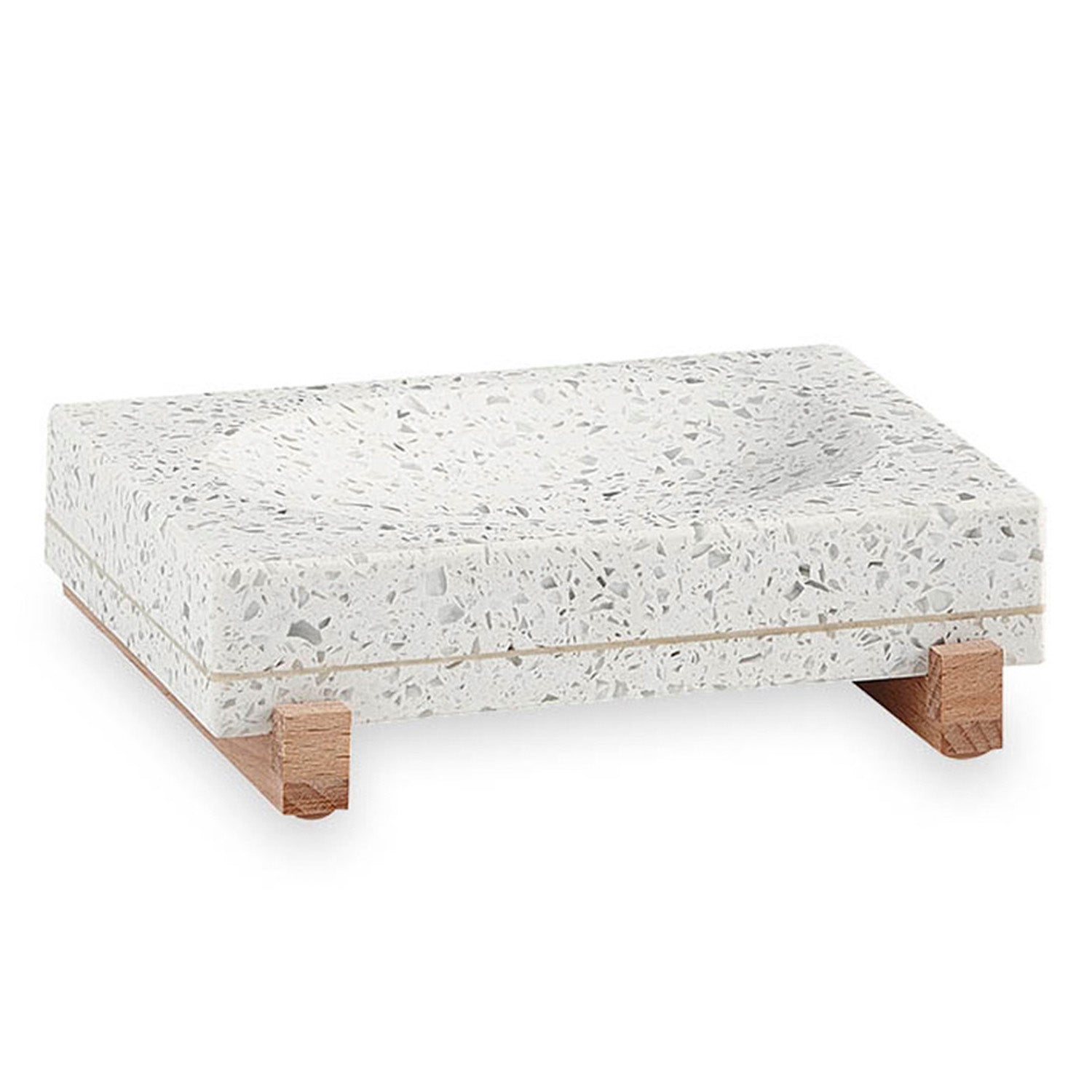 JABONERA TERRAZO Y MADERA