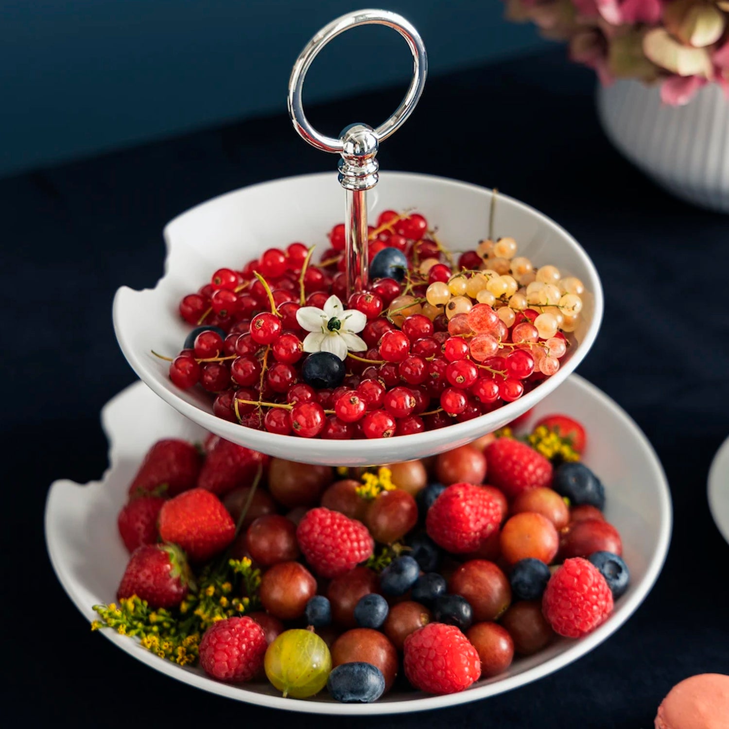 PORTA BOCADITOS DE 2 PISOS