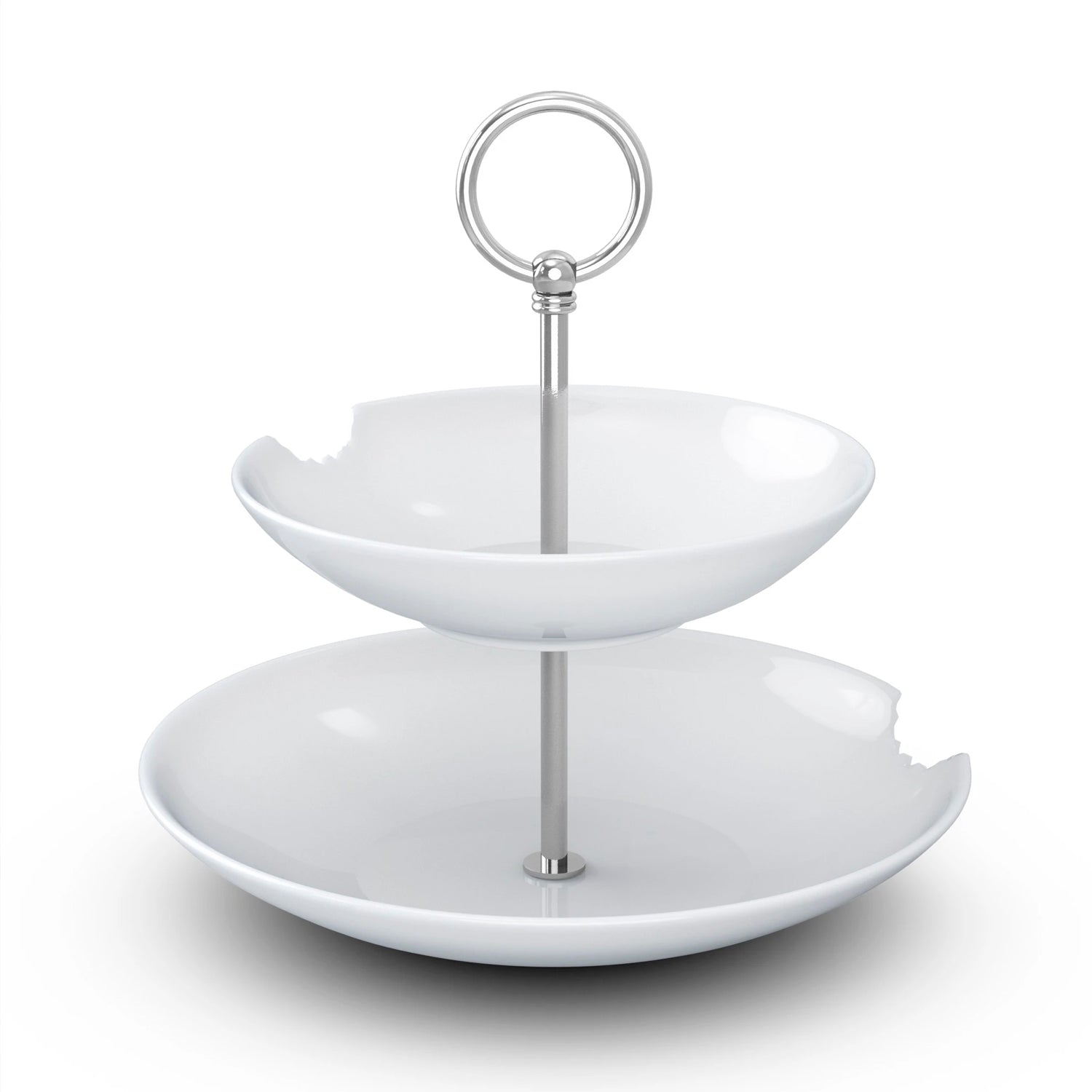 PORTA BOCADITOS DE 2 PISOS