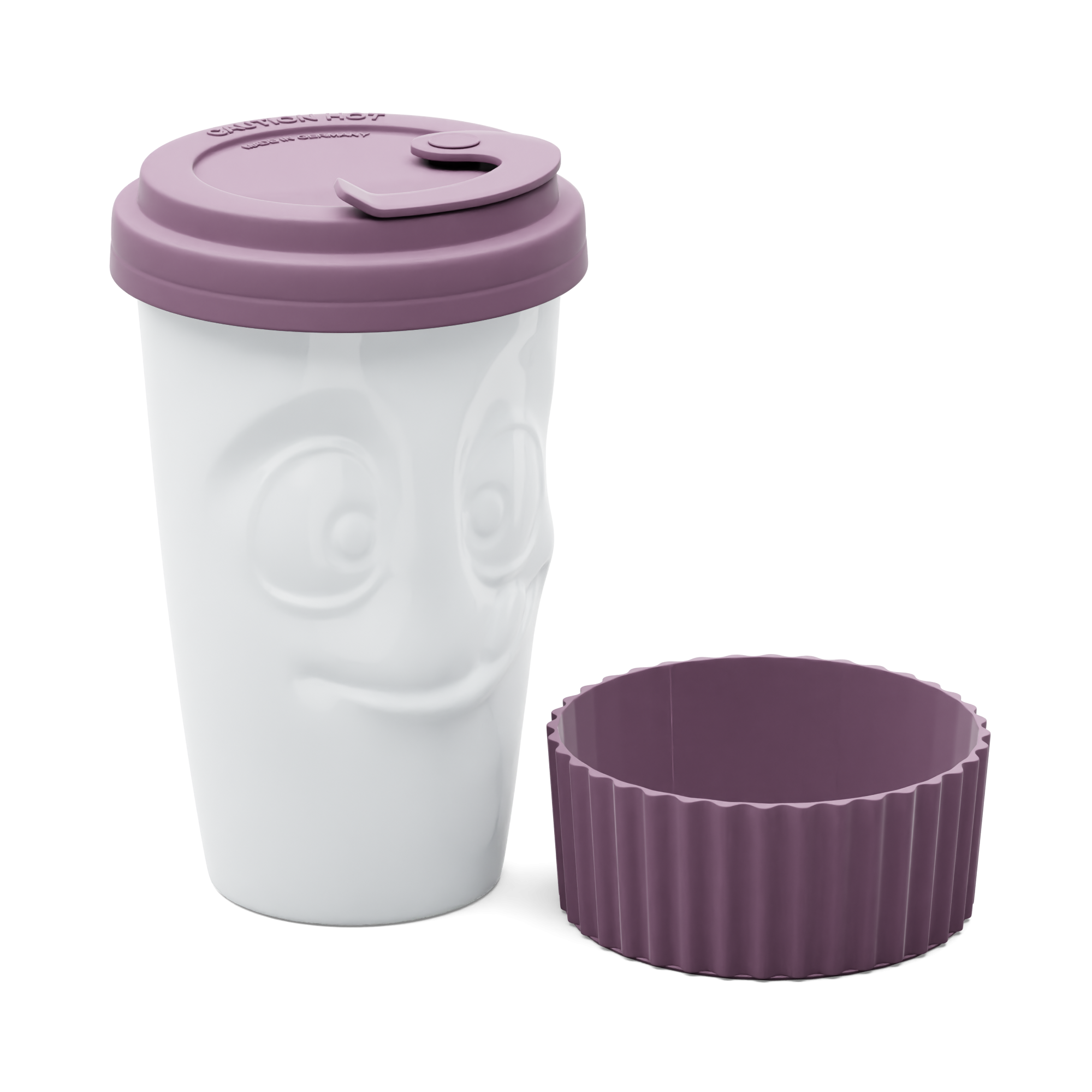 MUG PARA LLEVAR TASTY MORADO