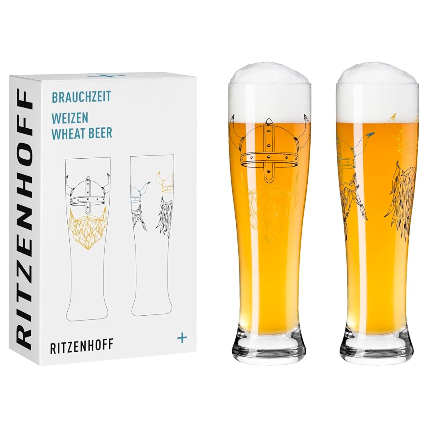 SET DE 2 VASOS PARA CERVEZA