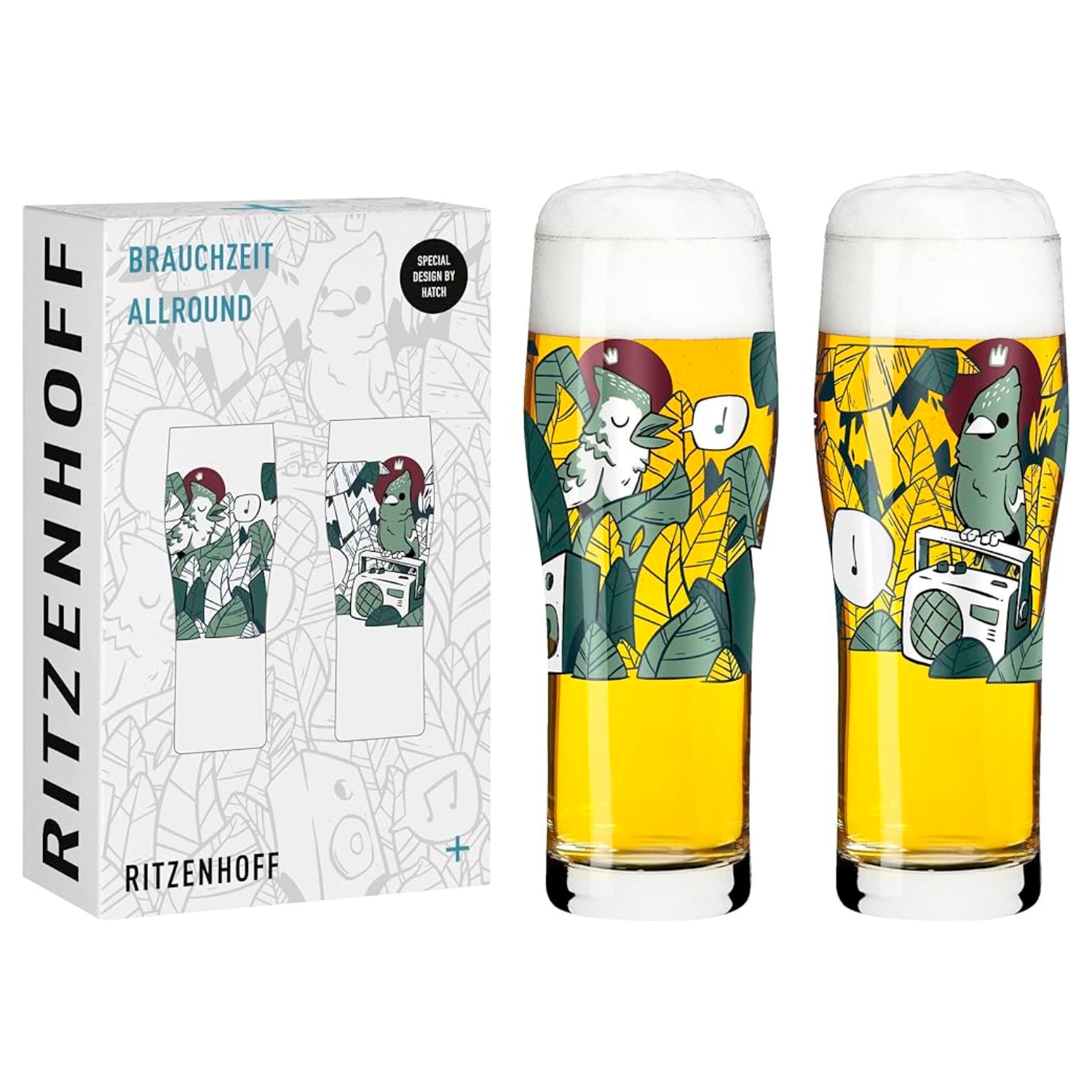 SET DE 2 VASOS DE CERVEZA