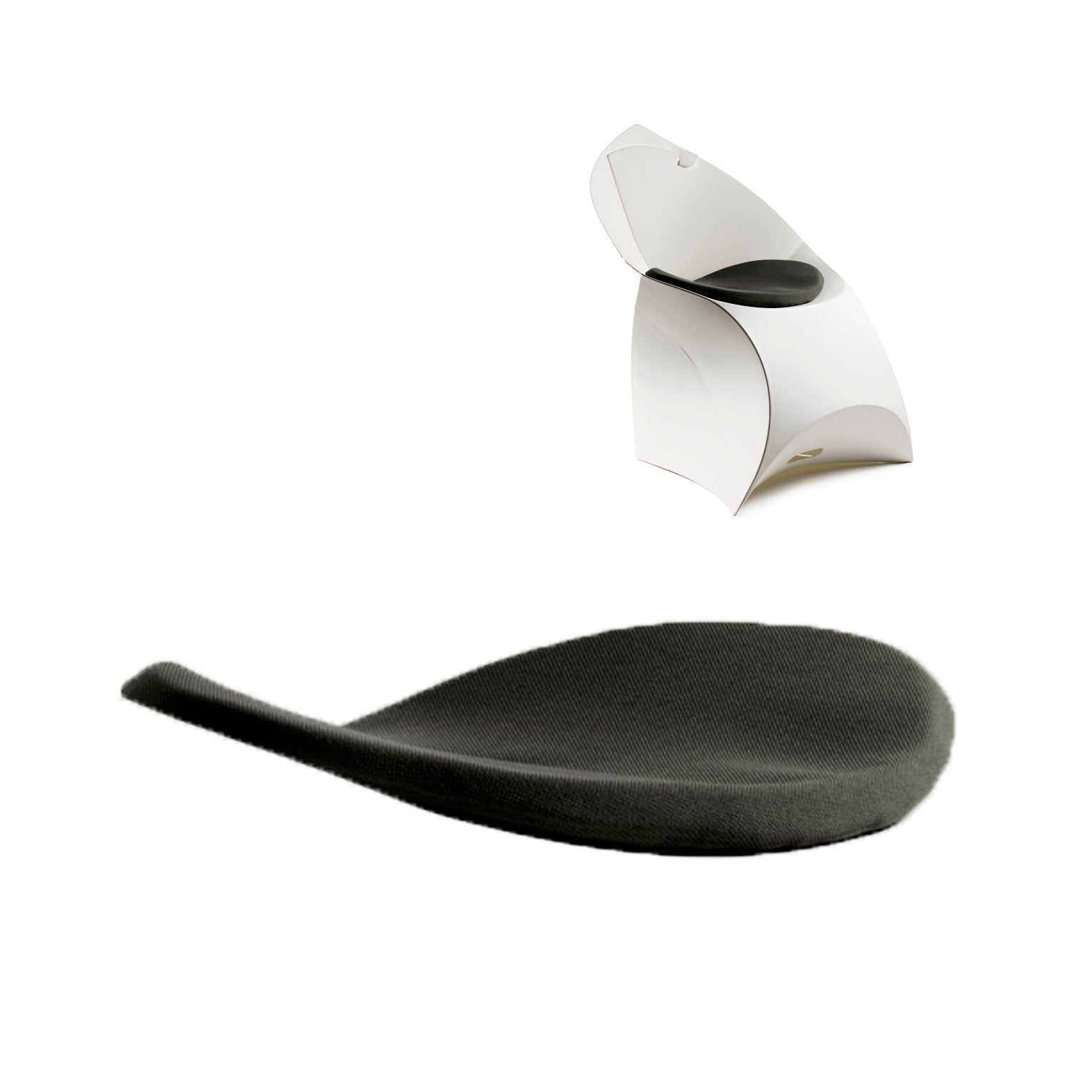 COJIN GRIS PARA SILLA FLUX