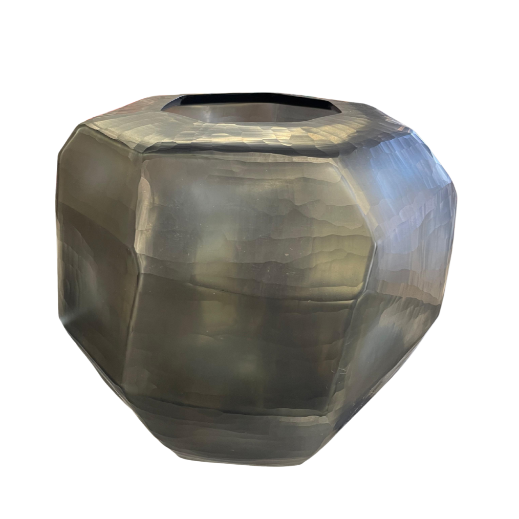 FLORERO CUBISTIC NEGRO