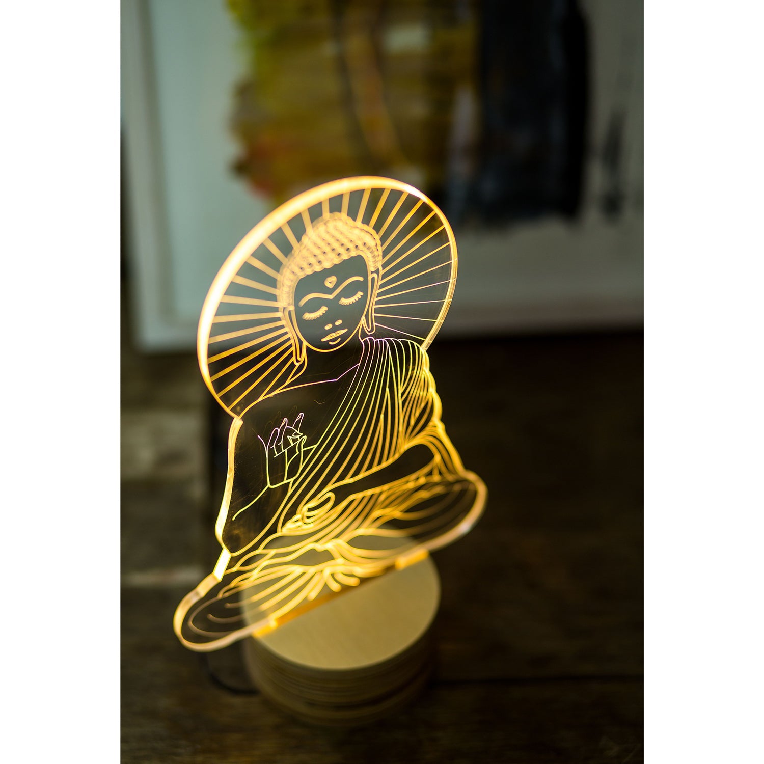 LÁMPARA DE MESA BUDDHA