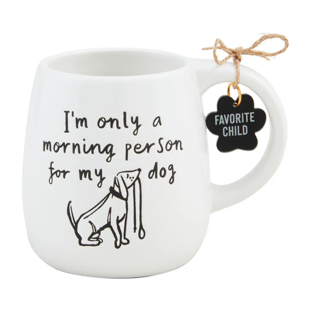 TAZA DE 1 PERRO CON CORREA