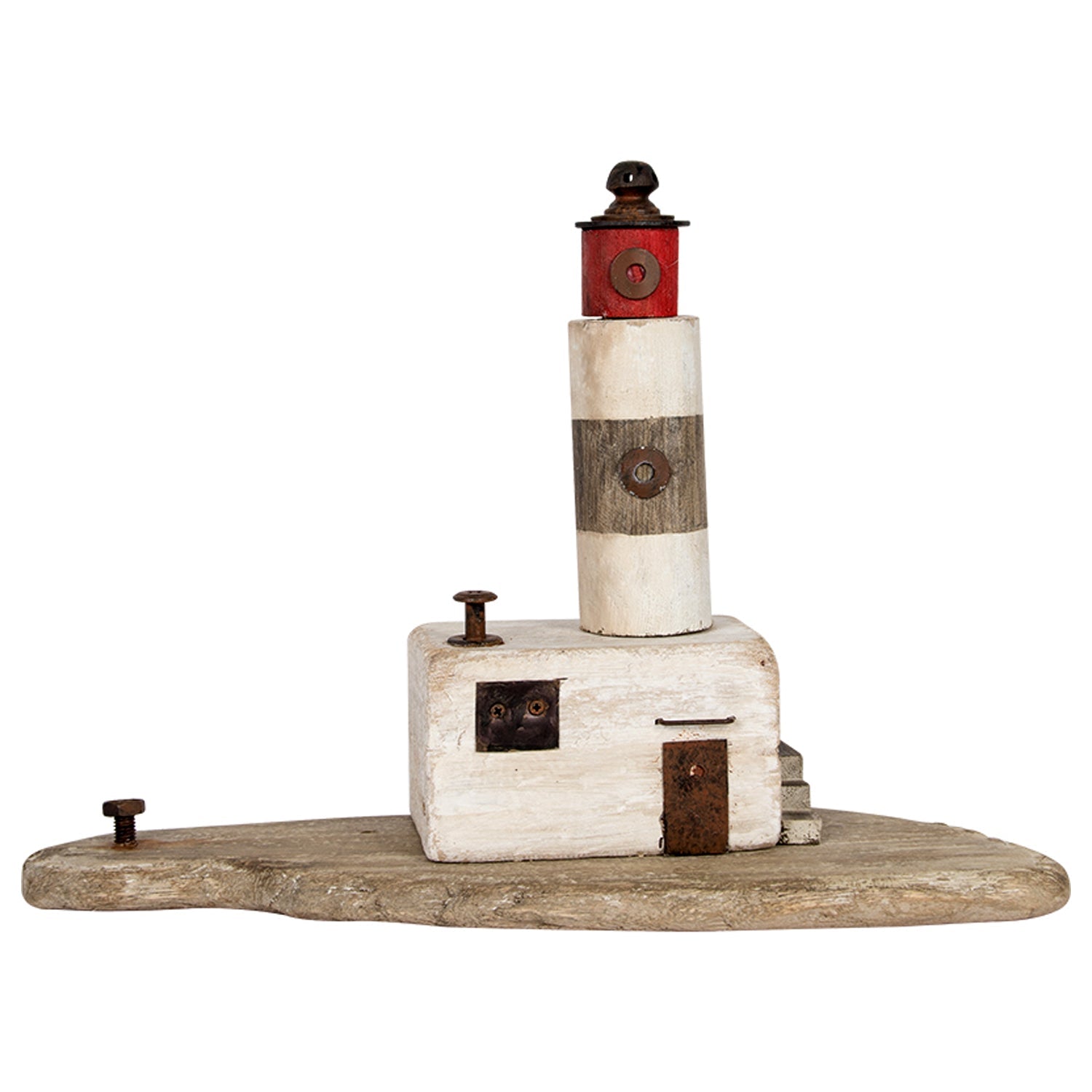 LIGHTHOUSE ORNAMENT WITH HOUSE