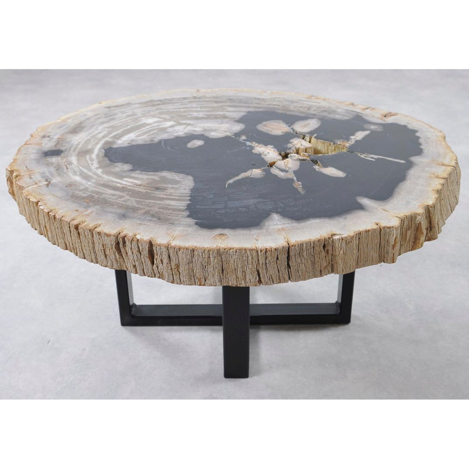 NATURAL WOOD FOSSIL TABLE