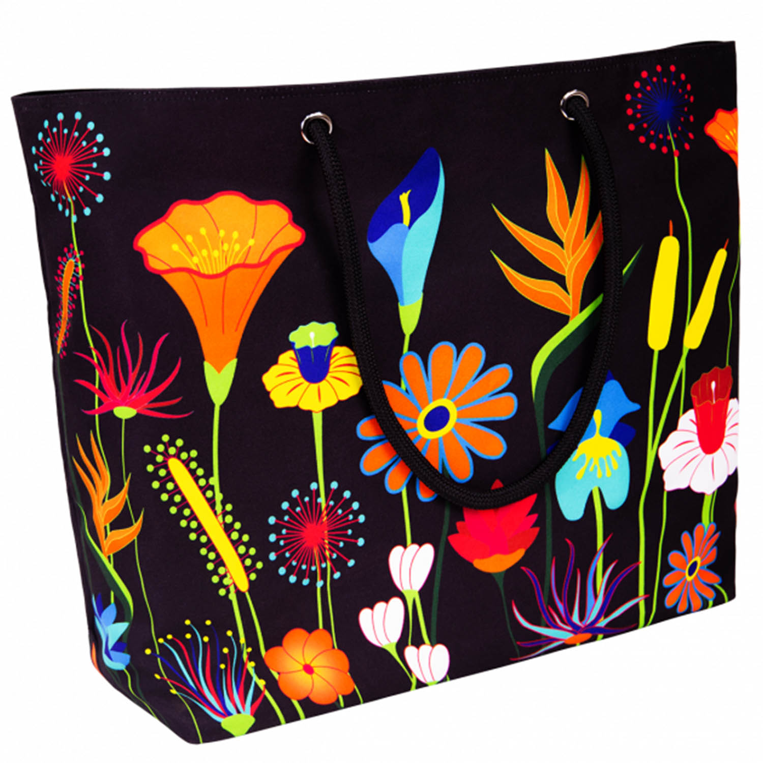 FLOWER GARDEN BEACH BAG