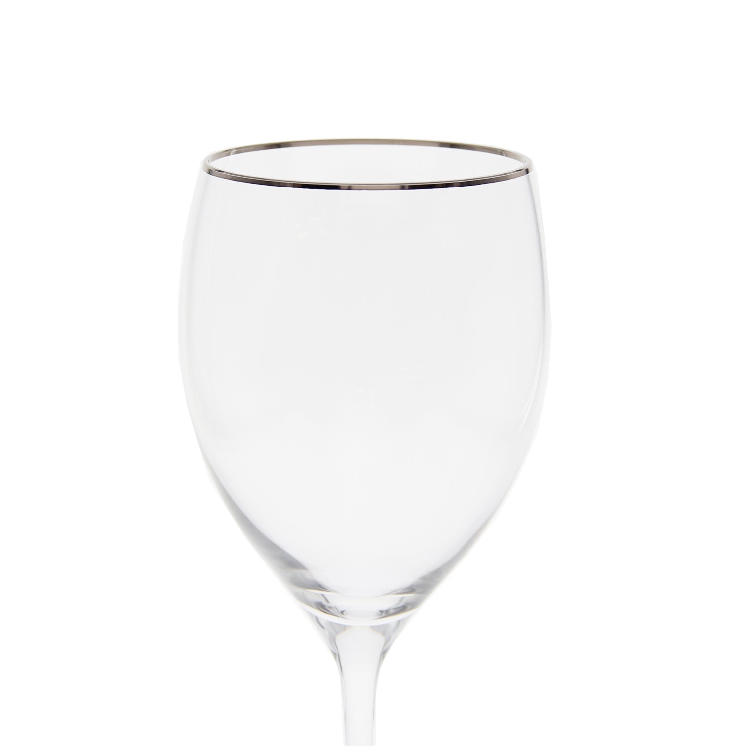 SILVER WHITE WINE GLASS