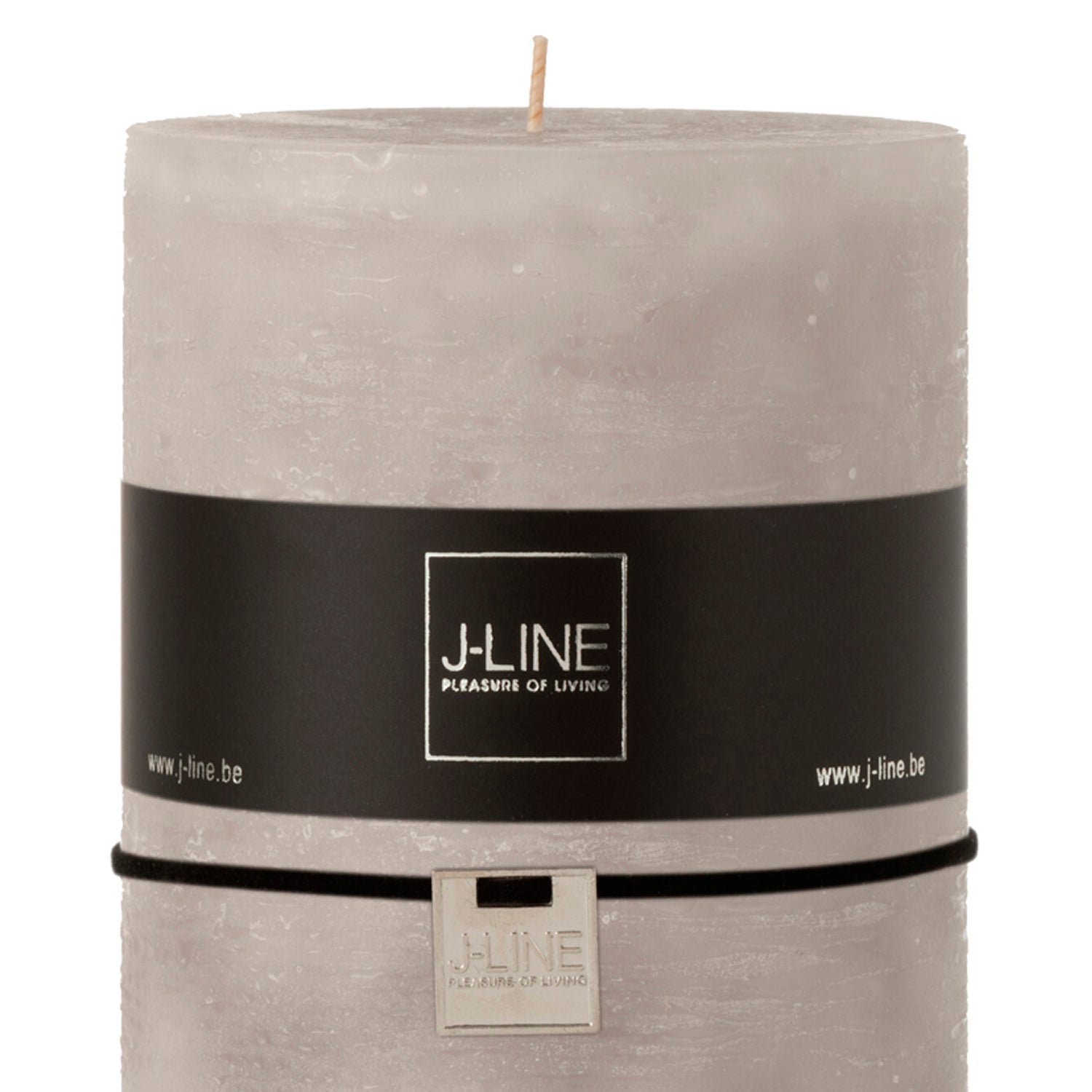 XXL LIGHT GRAY CYLINDRICAL CANDLE