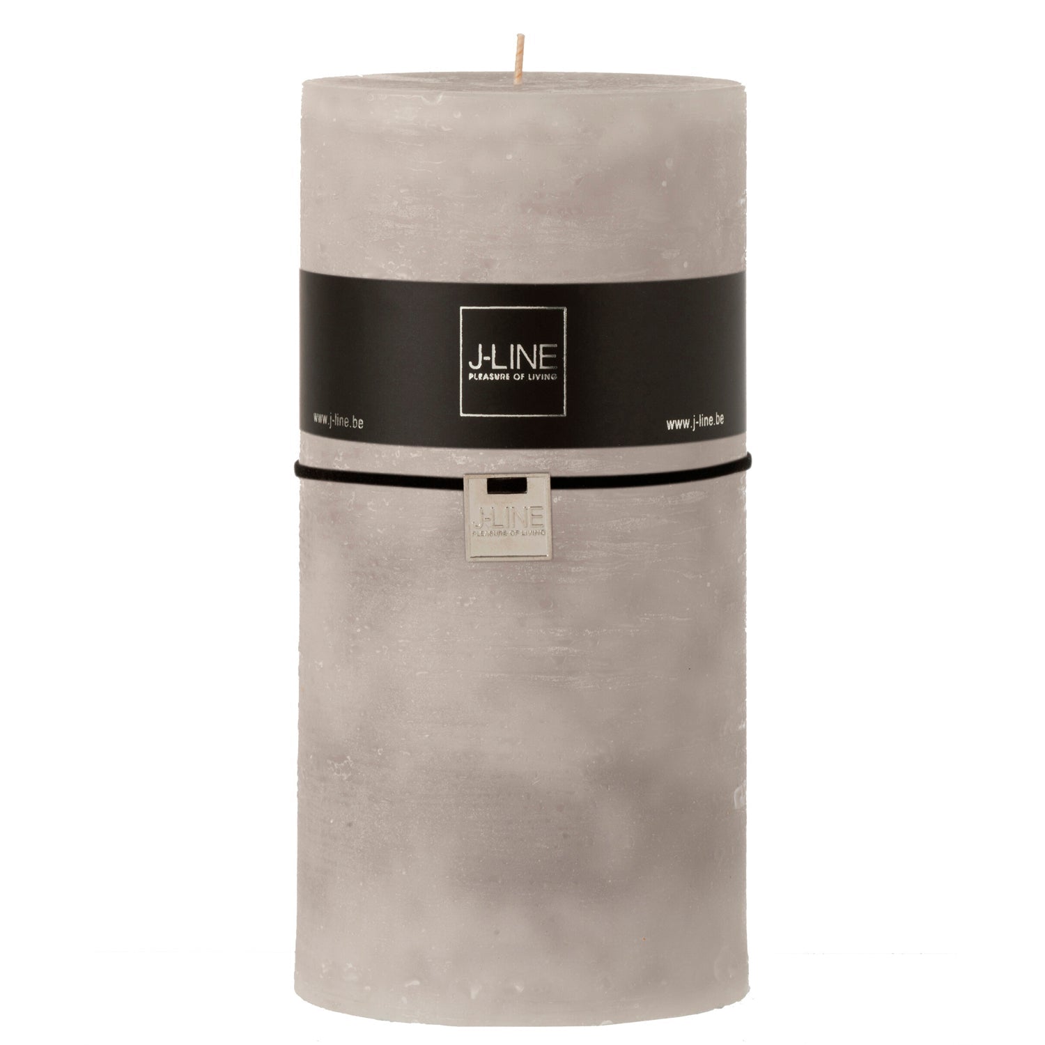 XXL LIGHT GRAY CYLINDRICAL CANDLE