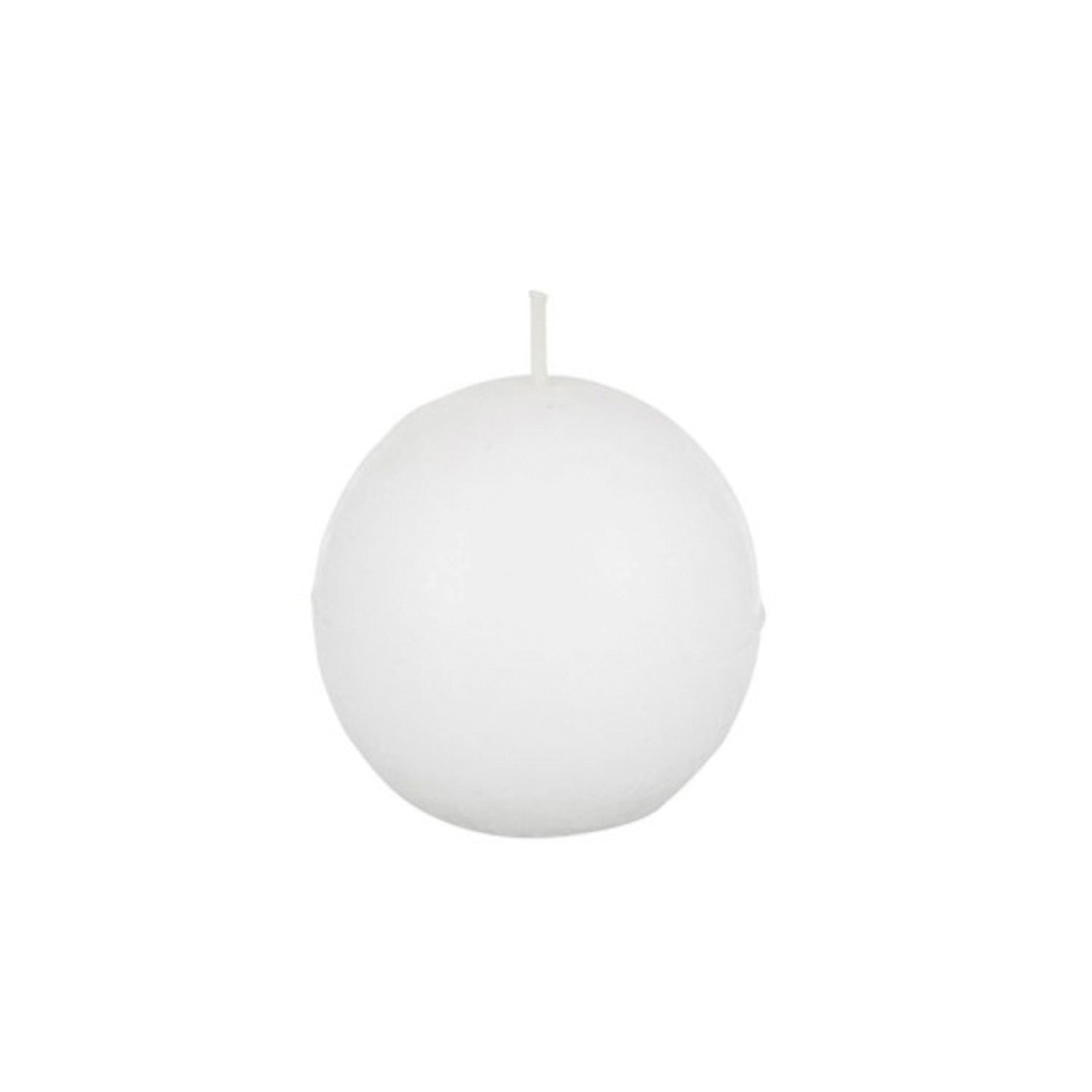 WHITE BALL CANDLE S16H