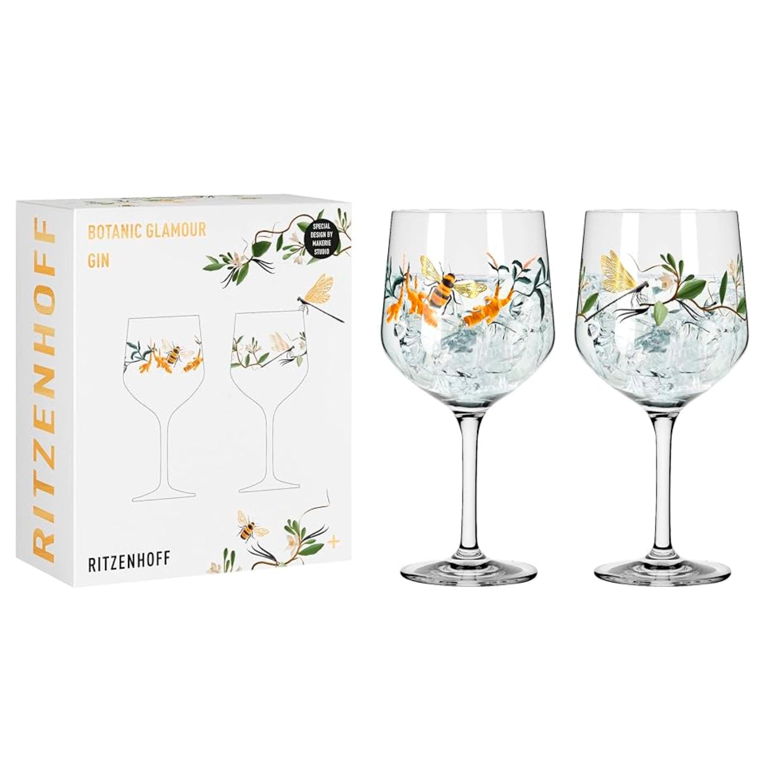 SET DE 2 COPAS PARA GIN BOTANIC GLAMOUR