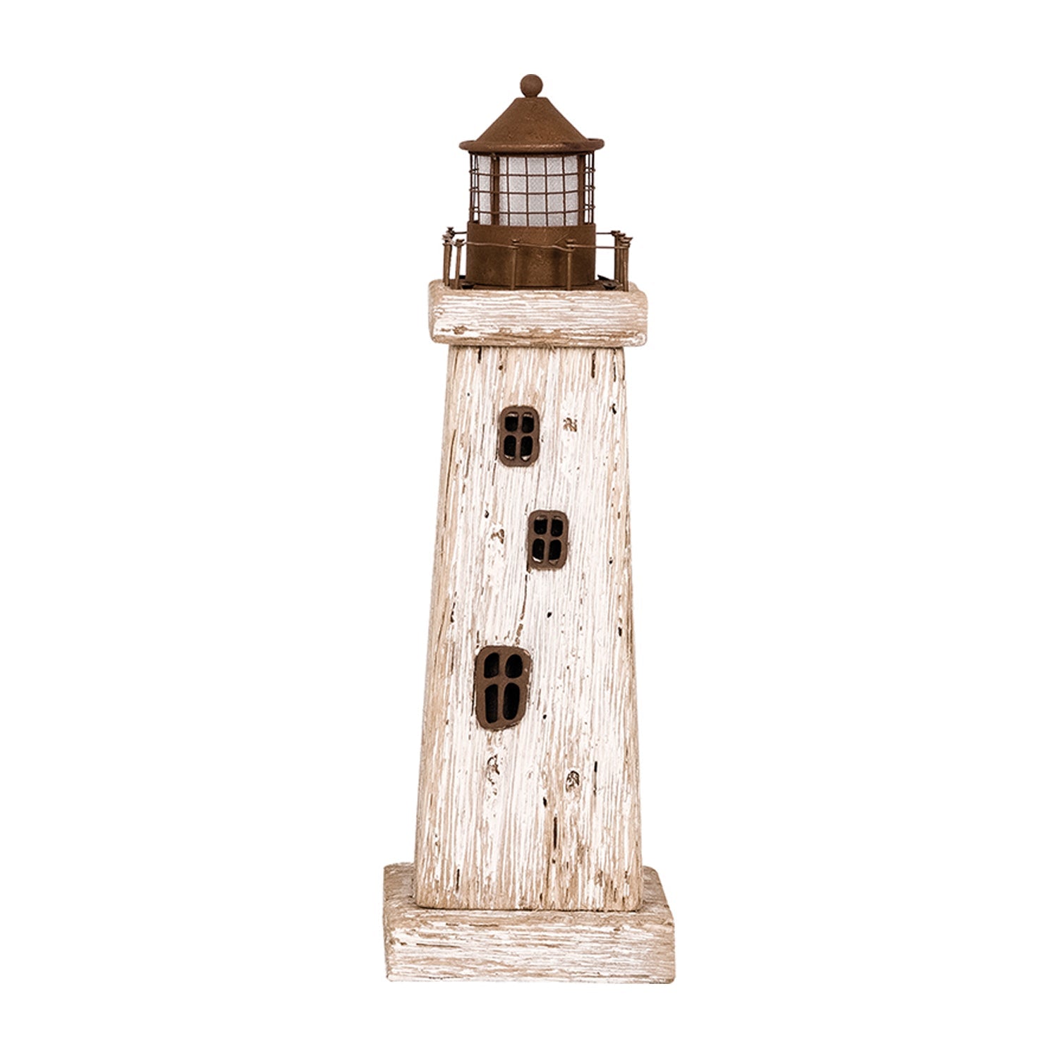 BOY LIGHTHOUSE WITH WOODEN LIGHT