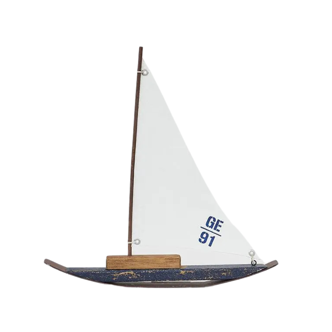 VELERO DE MADERA Y METAL GRANDE