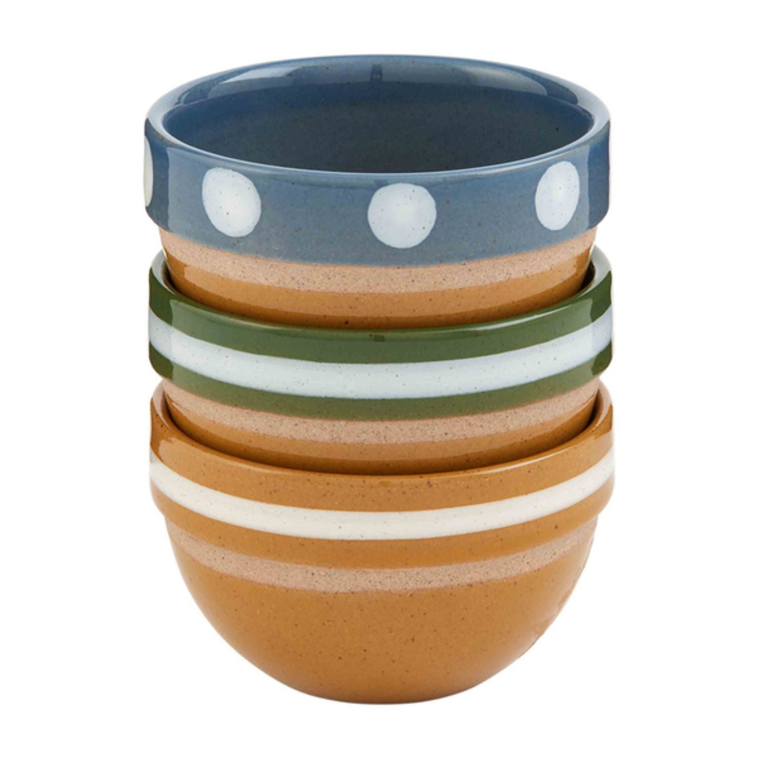 SET DE BOWLS CON PUNTOS AZULES