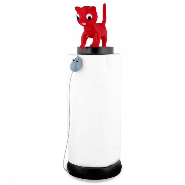 PORTA PAPEL TOALLA GATO