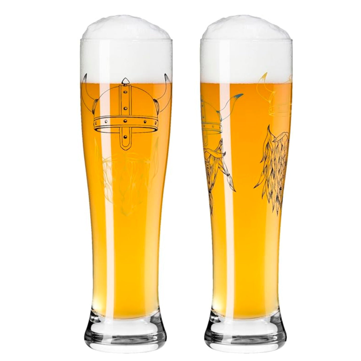 SET DE 2 VASOS PARA CERVEZA