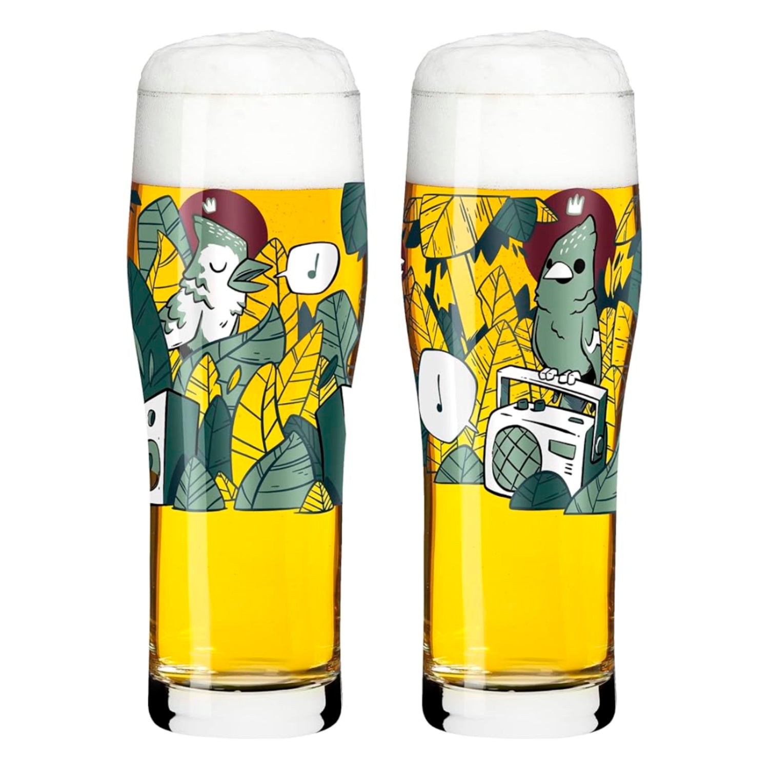 SET DE 2 VASOS DE CERVEZA